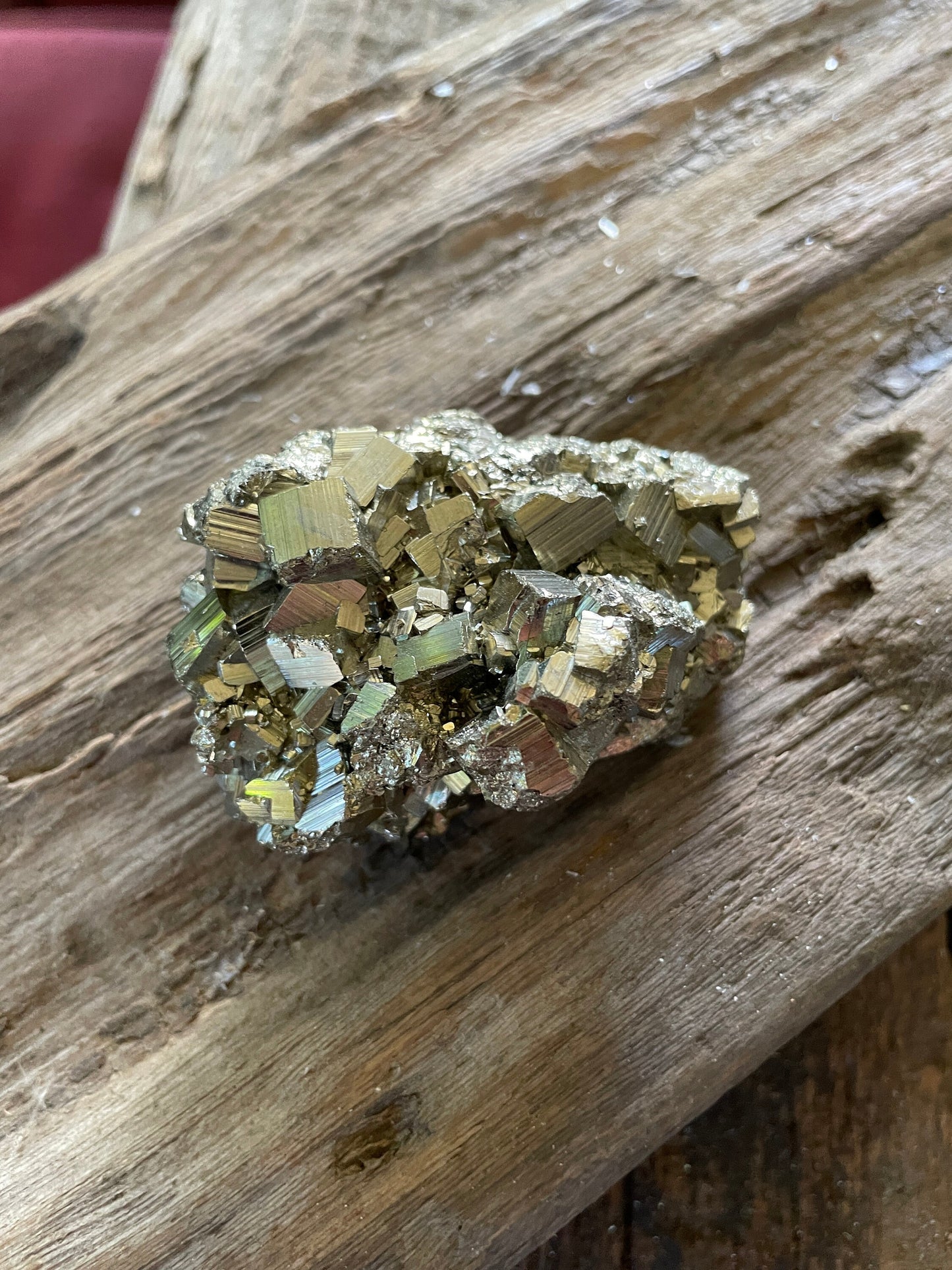 Beautiful Natural Raw Pyrite Crystal Specimen 194g, from Peru Mineral Crystal