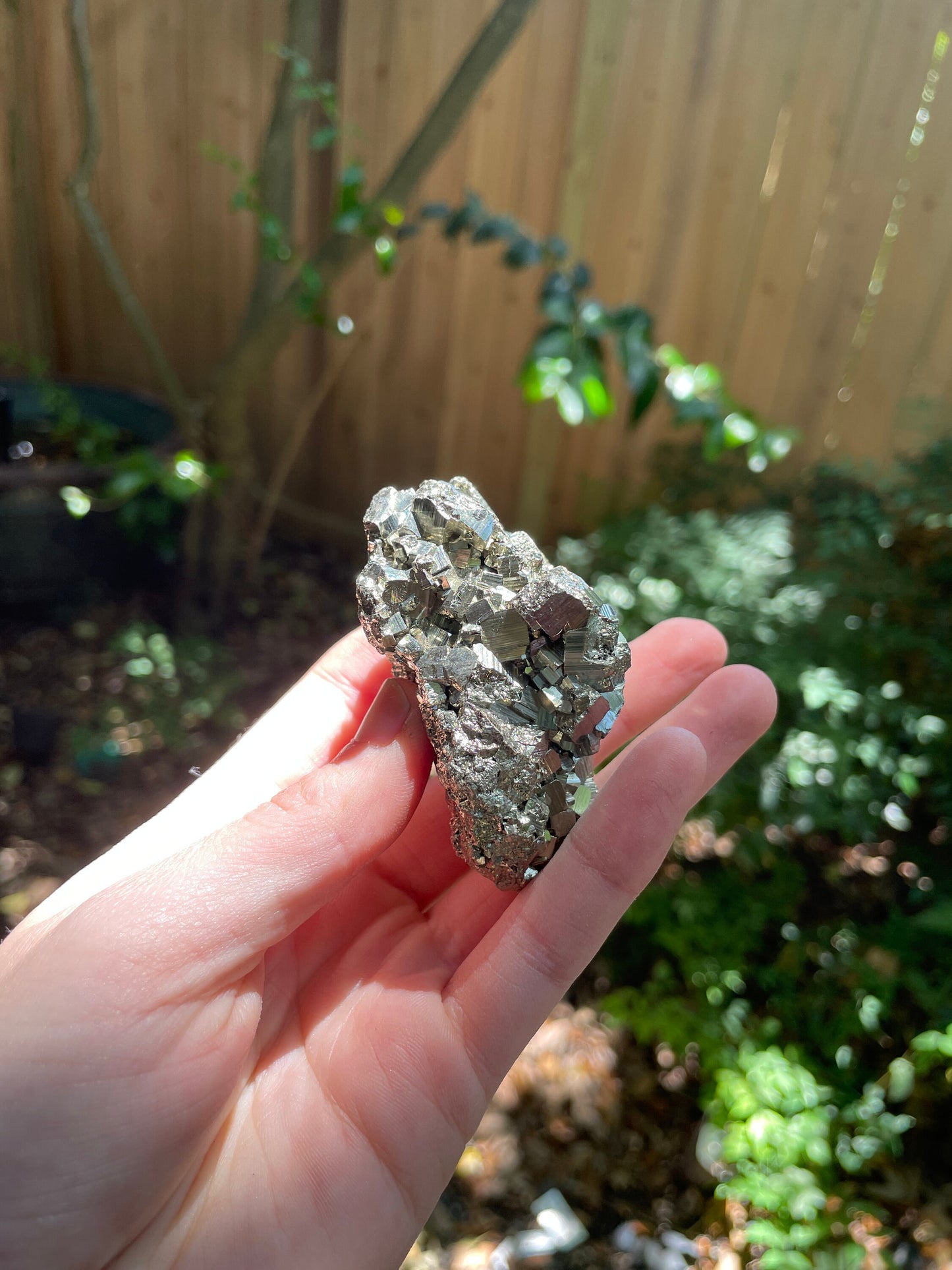 Beautiful Natural Raw Pyrite Crystal Specimen 194g, from Peru Mineral Crystal