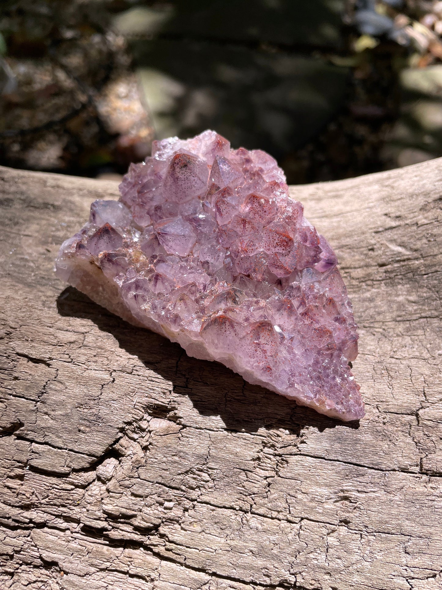 Thunder Bay Amethyst Ontario Canada 163.5g Specimen Amethyst with Hematite Mineral Crystal