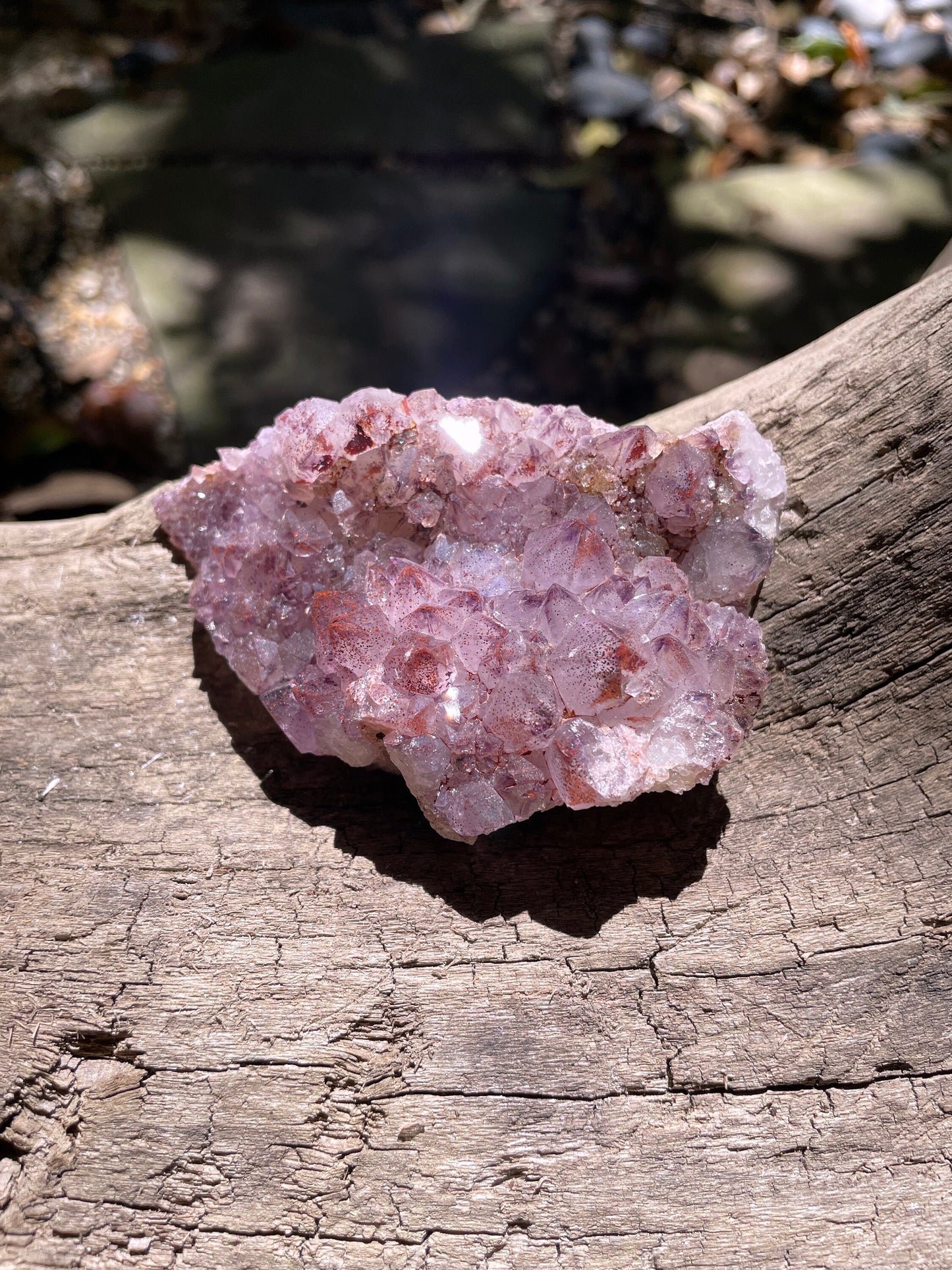 Thunder Bay Amethyst Ontario Canada 163.5g Specimen Amethyst with Hematite Mineral Crystal