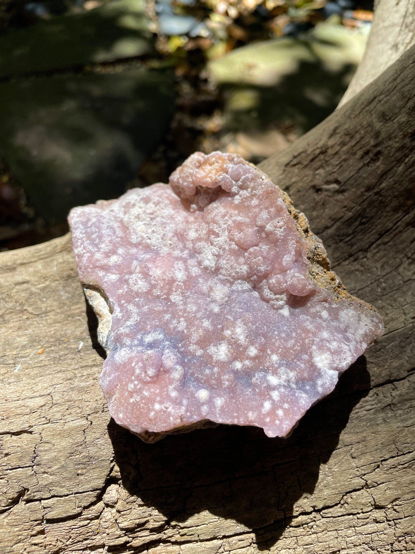 Light Pink, Purple and Orange Botryoidal Smithsonite 422g Specimen from Choix Sinaloa Mexico