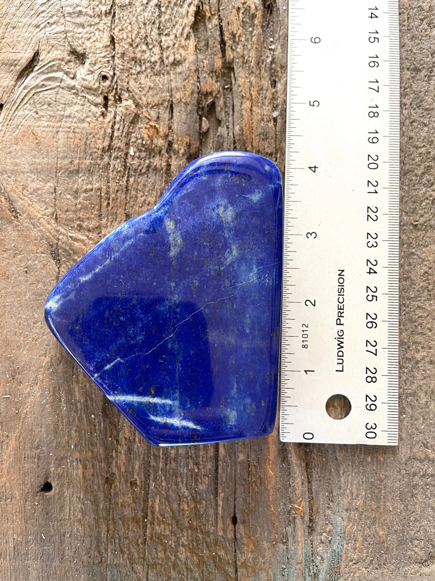 Polished Lapis Lazuli Freestanding Specimen 492g From Afghanistan Display Mineral Crystal