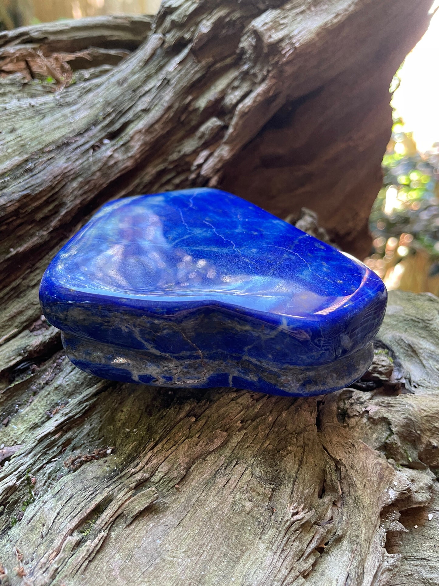Polished Lapis Lazuli Freestanding Specimen 492g From Afghanistan Display Mineral Crystal