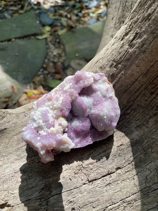 Purple Fluorite With Quartz Epimorphs 208g Second Chance Vein, Tombstone AZ Mineral Crystal