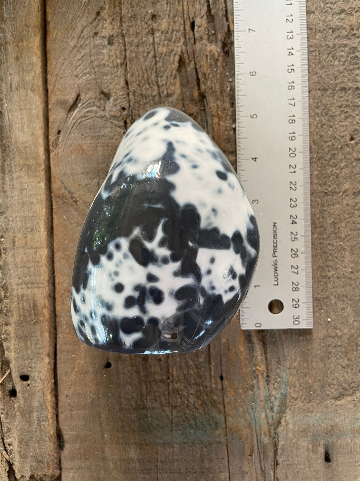 Large Natural Polished Blue Agate Quartz Free Form 1144g 2lbs 8.3oz from Madagascar Mineral Crystal