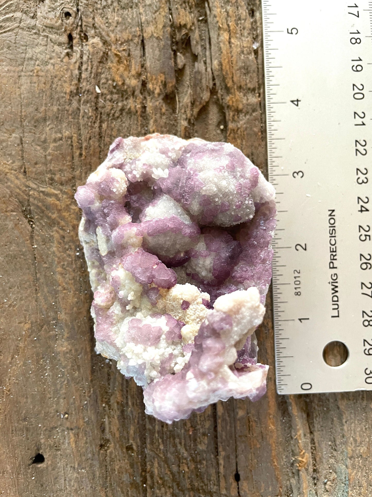 Purple Fluorite With Quartz Epimorphs 208g Second Chance Vein, Tombstone AZ Mineral Crystal