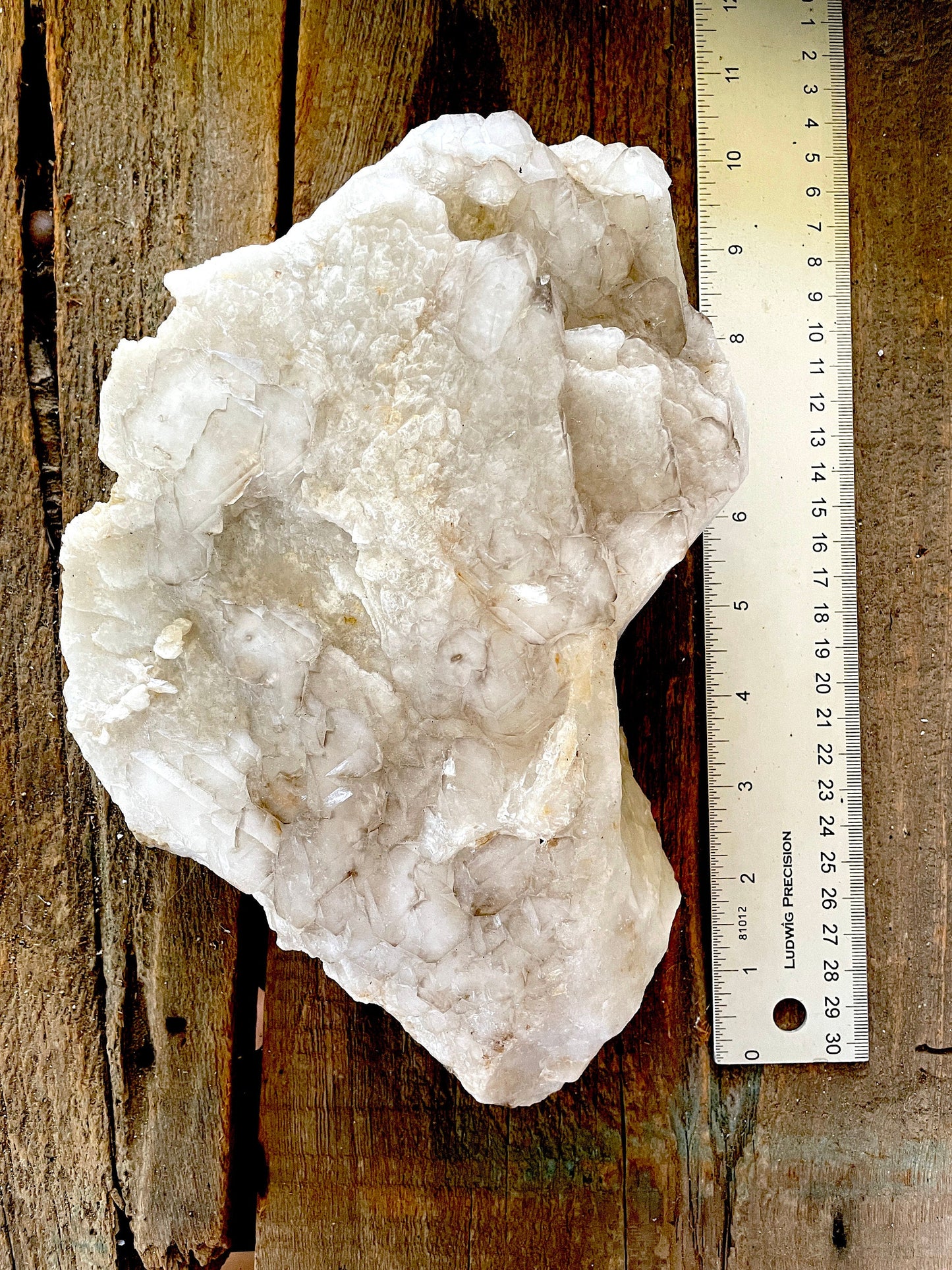 Pale Smokey Elesital Quartz Specimen from Minas Gerais Brazil, 2548g 5lbs 11oz Mineral Crystal