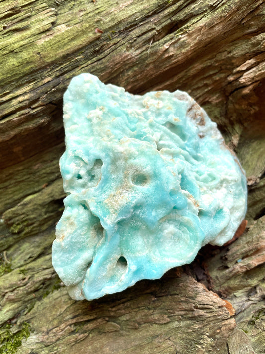 Raw Blue Aragonite Specimen From Afghanistan 250g Crystal Mineral