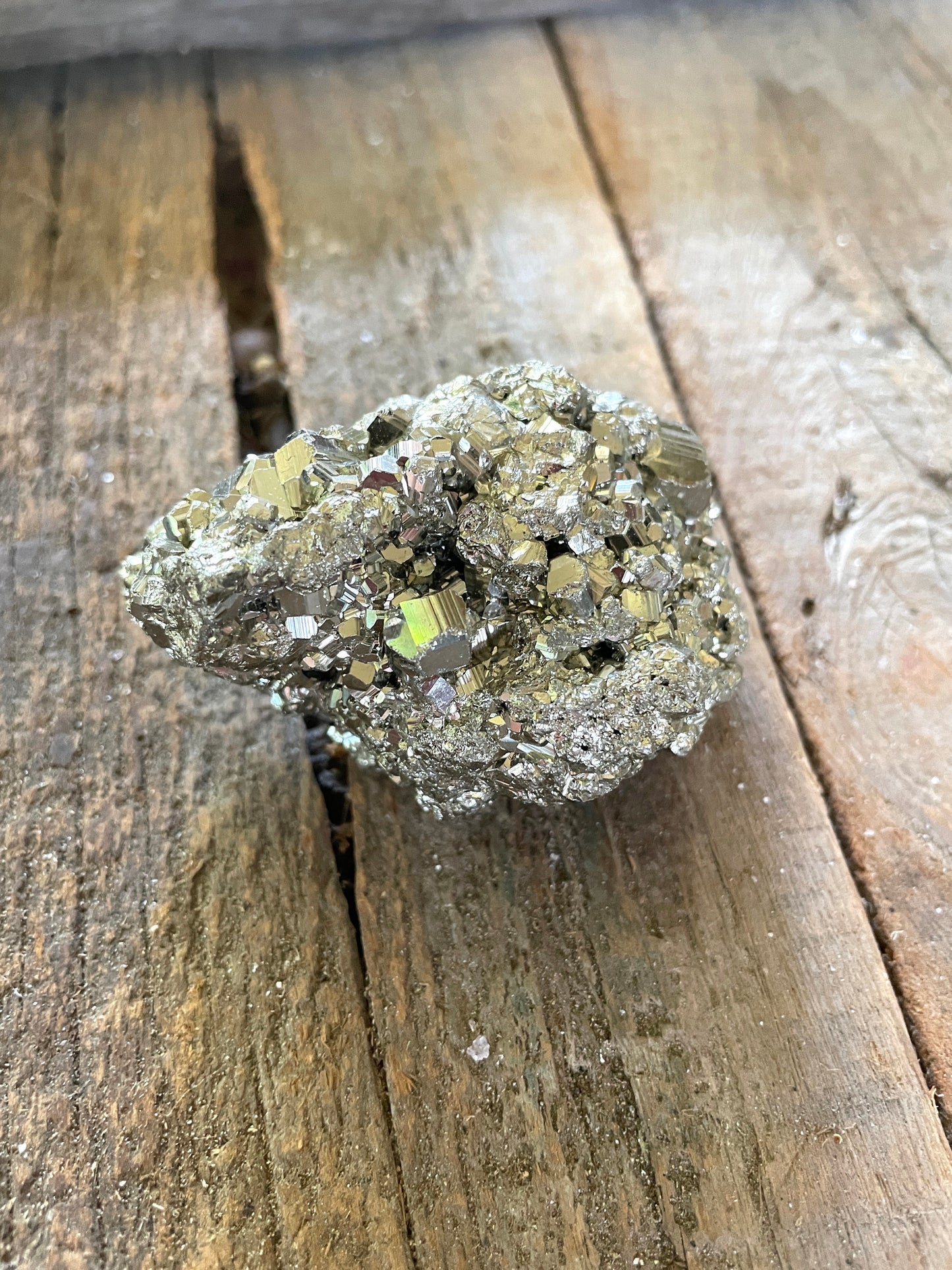 Beautiful Natural Raw Pyrite Crystal Specimen 281.8g, from Peru Mineral Crystal