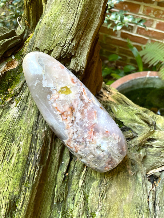 Flower Agate chalcedony Free Form Specimen 988g 2lbs 2.8oz from Madagascar Mineral Crystal See Details