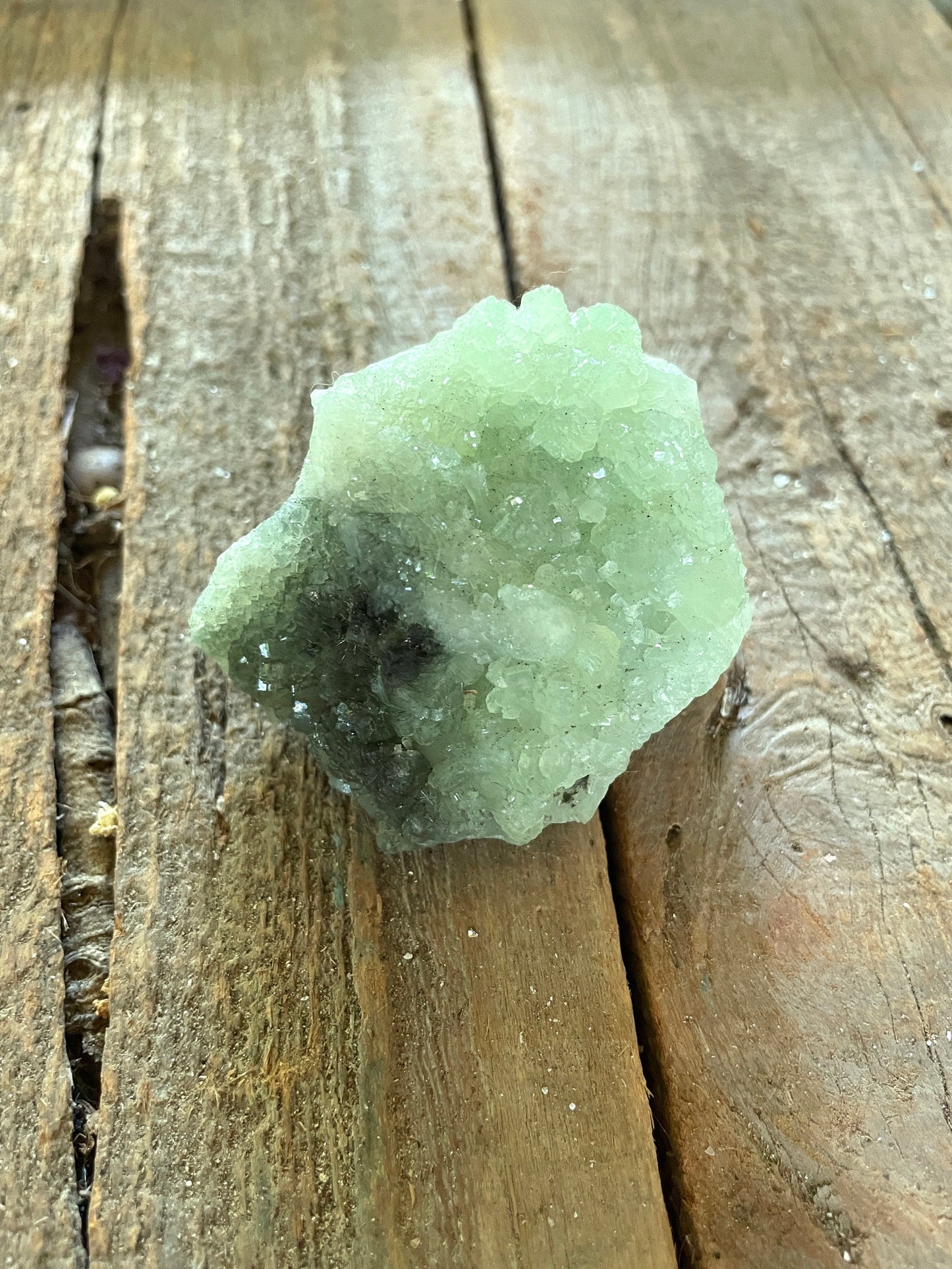 Green Prehnite Specimen 192g From South Africa Minerals Crystals