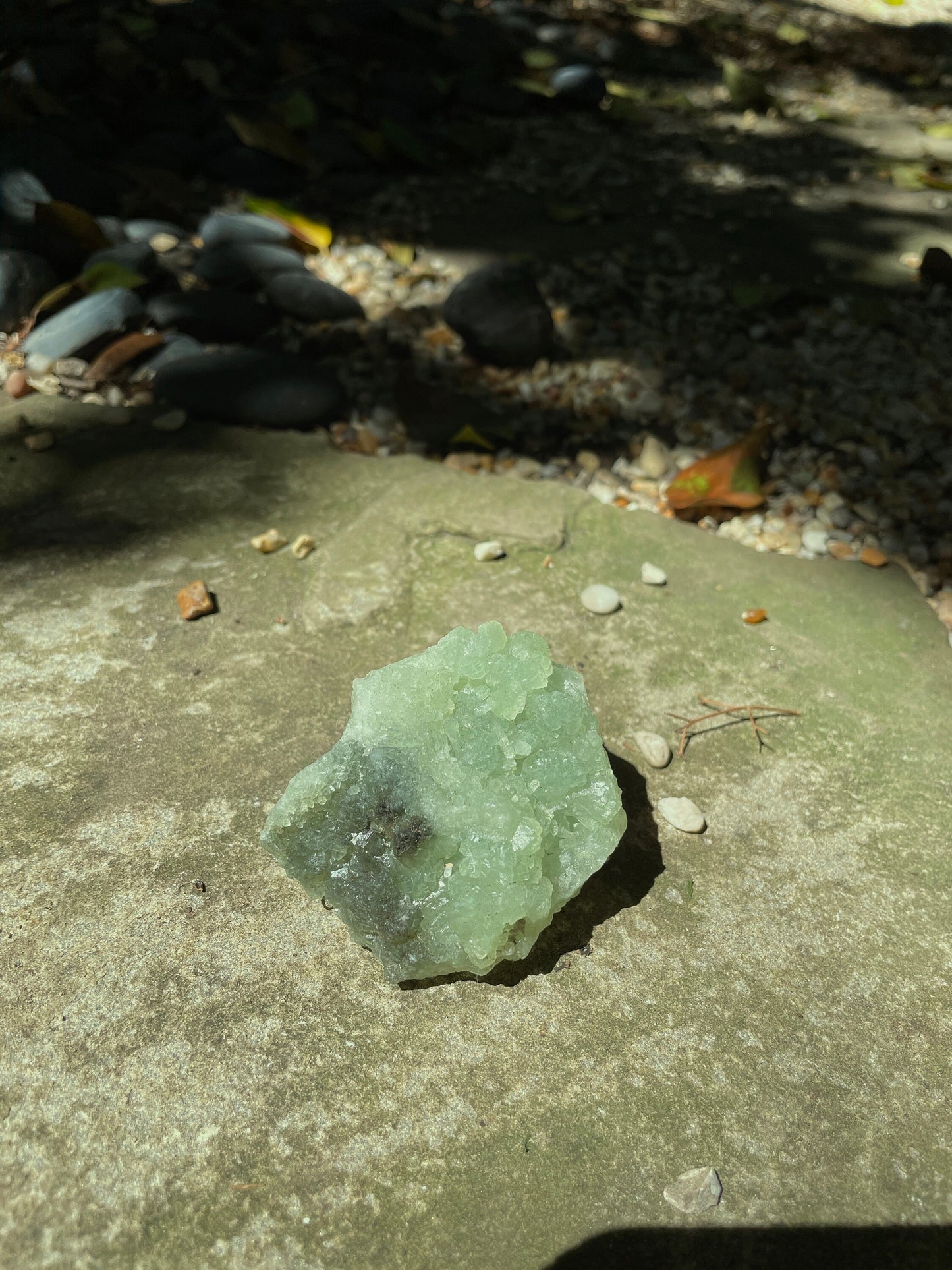 Green Prehnite Specimen 192g From South Africa Minerals Crystals