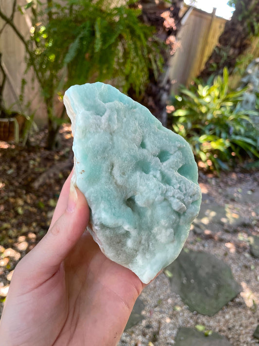 Raw Blue Caribbean Calcite from Pakistan 994g 2lbs 3.1oz Specimen Mineral Crystal