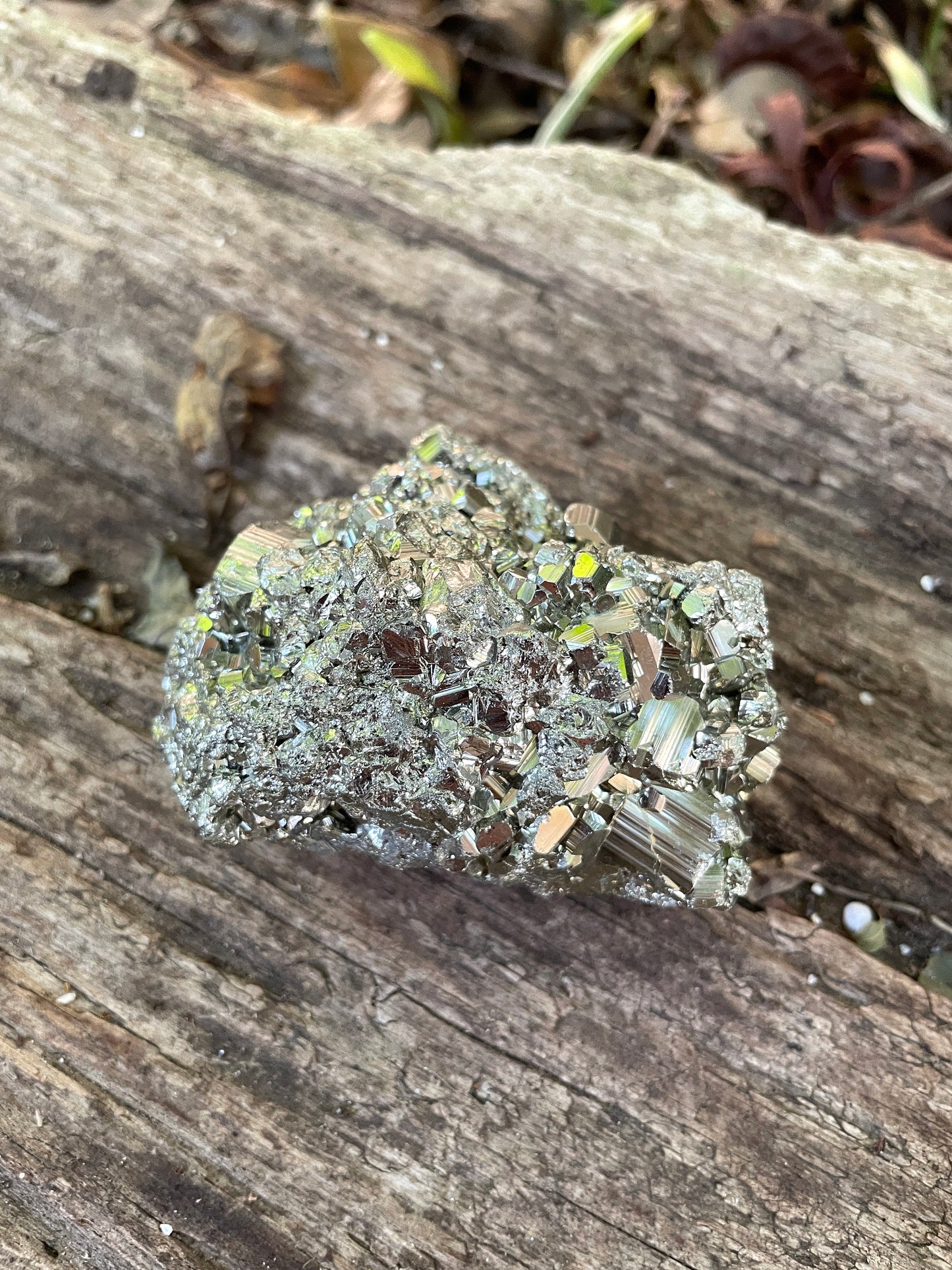 Beautiful Natural Raw Pyrite Crystal Specimen 281.8g, from Peru Mineral Crystal