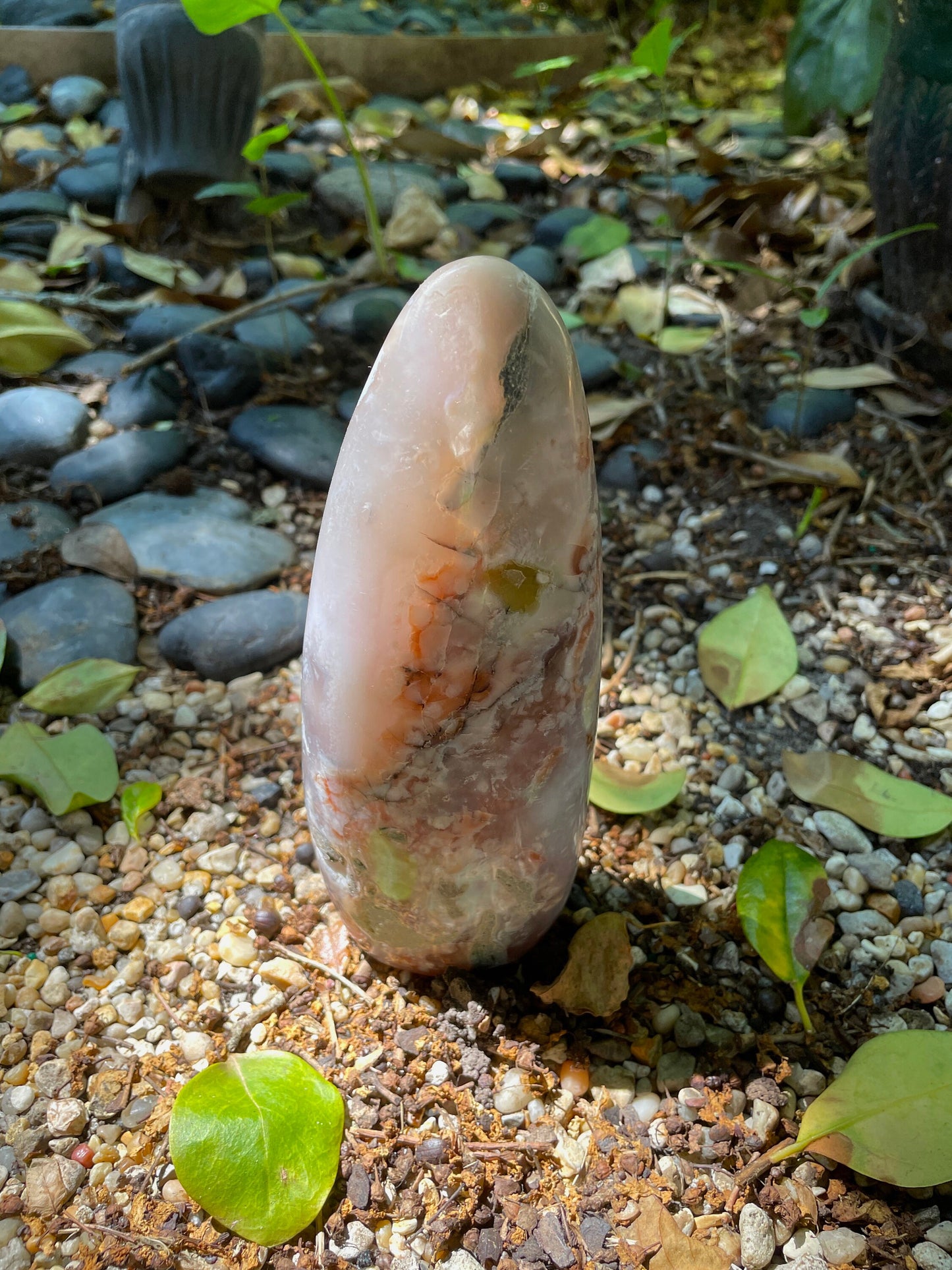 Flower Agate chalcedony Free Form Specimen 988g 2lbs 2.8oz from Madagascar Mineral Crystal See Details