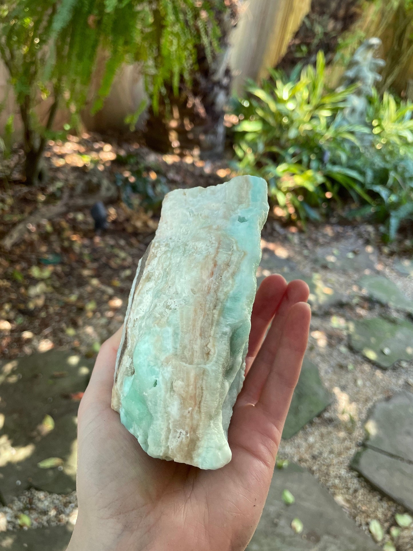 Raw Blue Caribbean Calcite from Pakistan 994g 2lbs 3.1oz Specimen Mineral Crystal