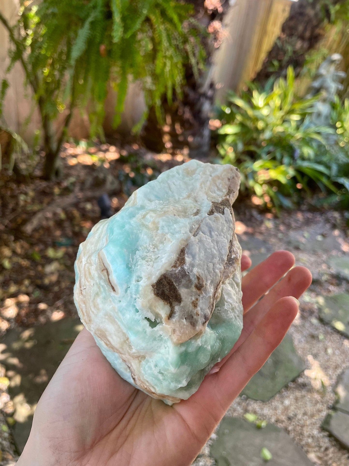 Raw Blue Caribbean Calcite from Pakistan 994g 2lbs 3.1oz Specimen Mineral Crystal