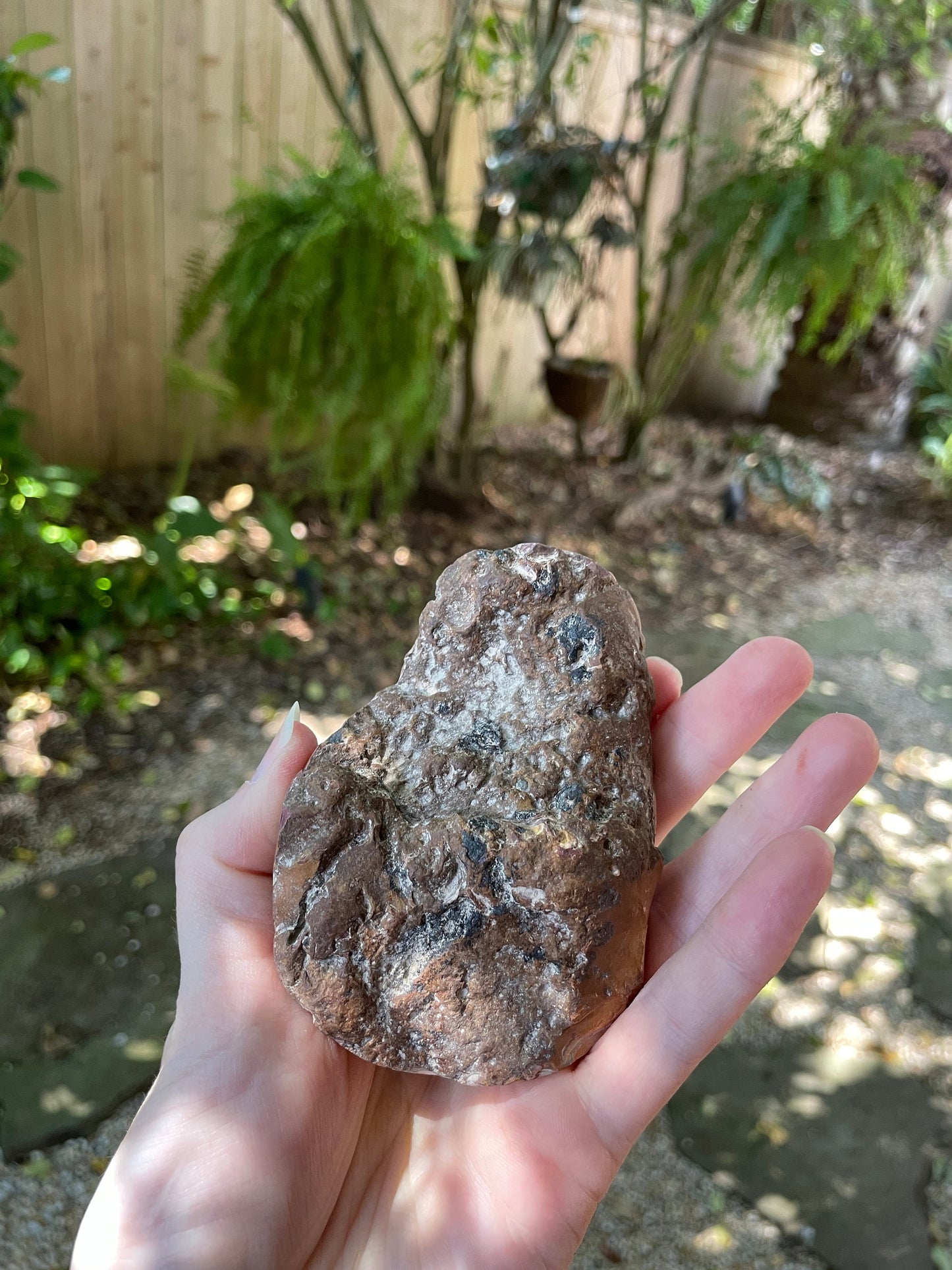 Half Polished Polychrome Jasper Stone, 216g Specimen From Madagascar Mineral Crystal
