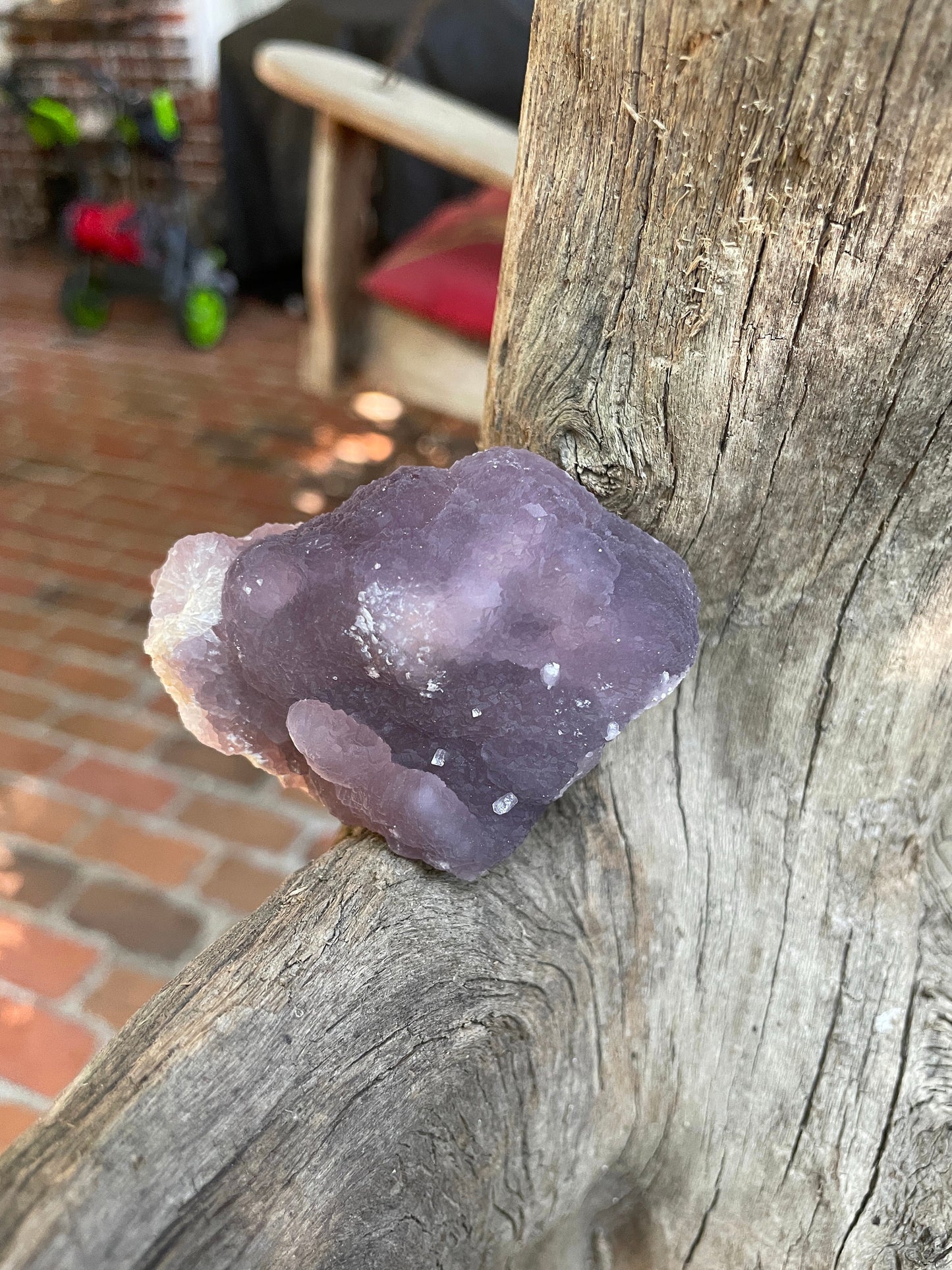 Boytrodital Purple Fluorite 198.6g Specimen from Rio Arriba Co. New Mexico Specimen Crystal Mineral