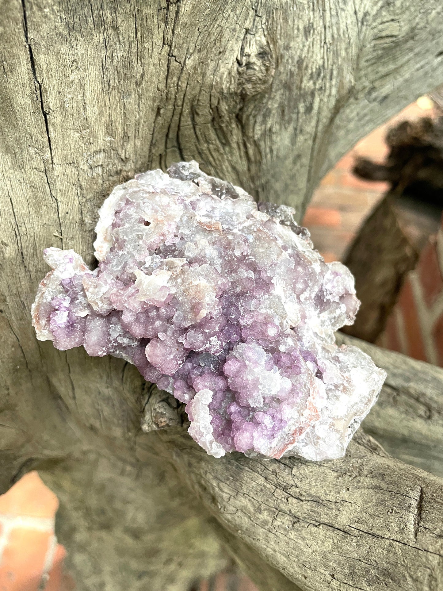 Purple Fluorite With Quartz Epimorphs 213g Second Chance Vein, Tombstone AZ Specimen Mineral Crystal