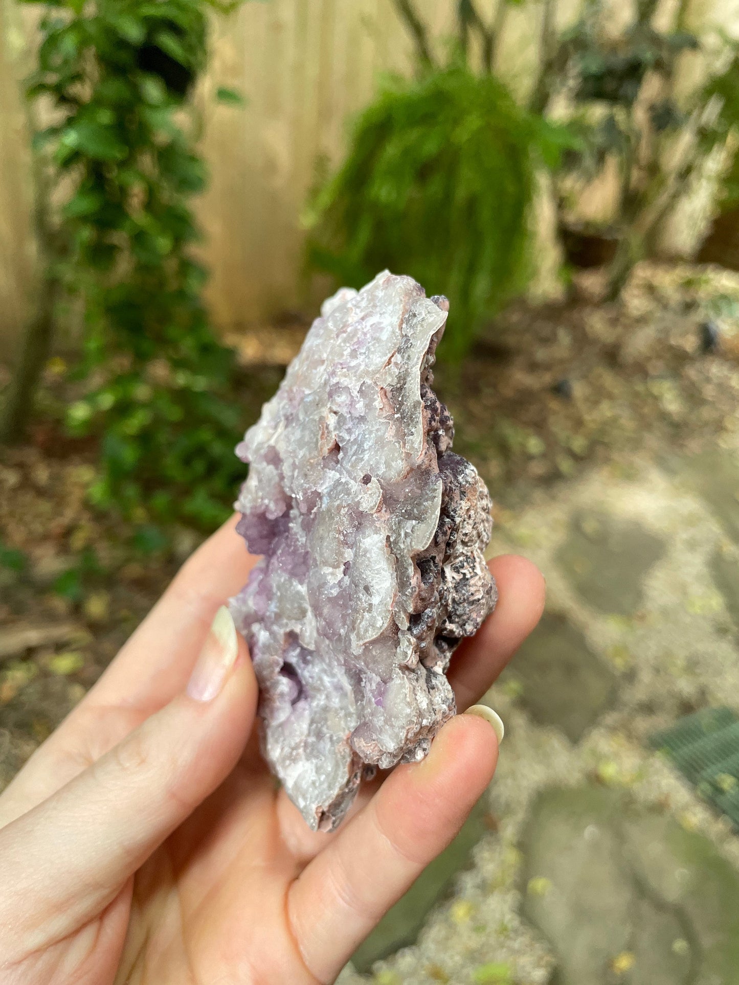 Purple Fluorite With Quartz Epimorphs 213g Second Chance Vein, Tombstone AZ Specimen Mineral Crystal