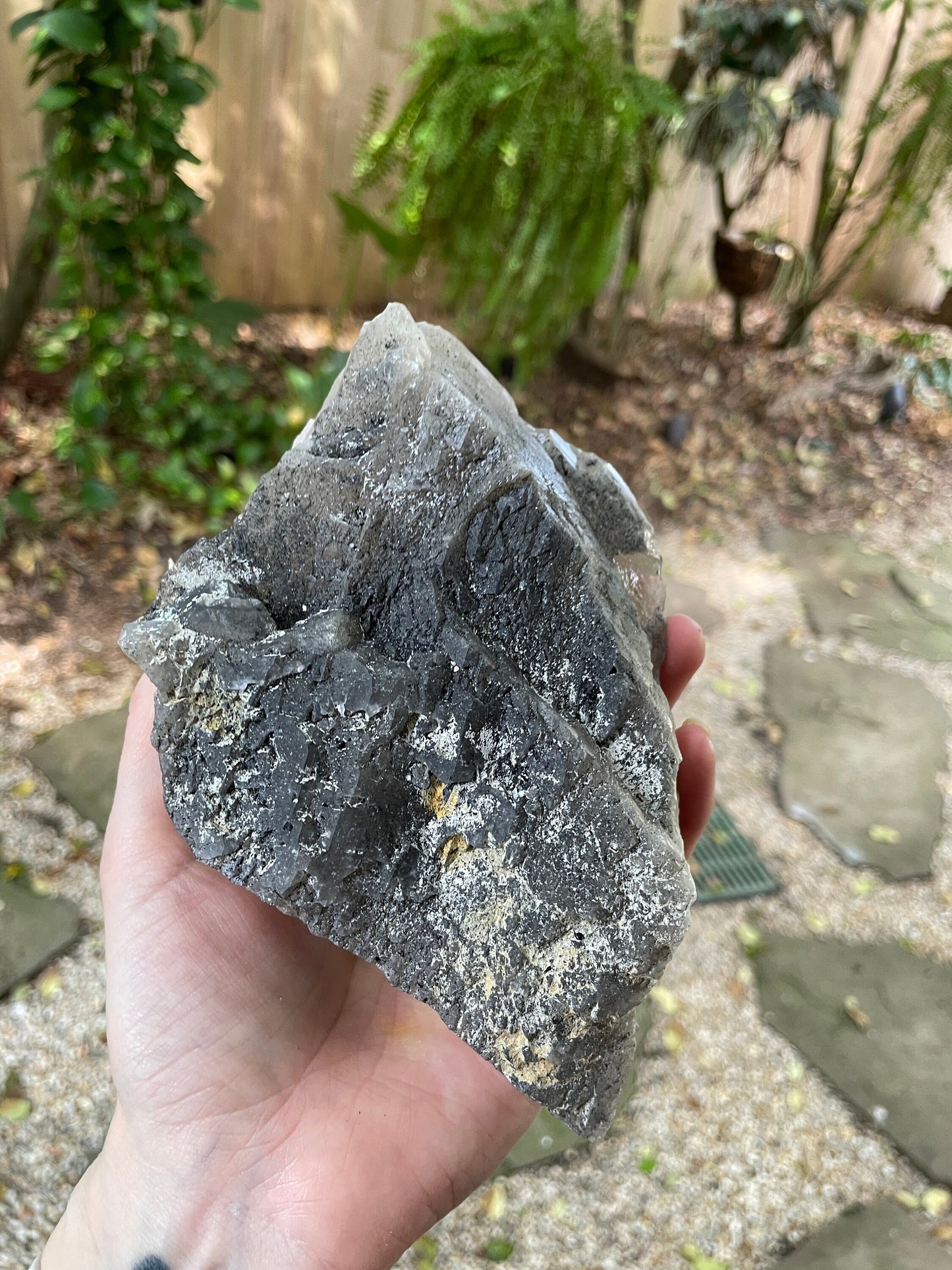 Smokey Elesital Quartz Specimen from Minas Gerais Brazil, 904g 1lb 11am and 5.9oz Mineral Crystal