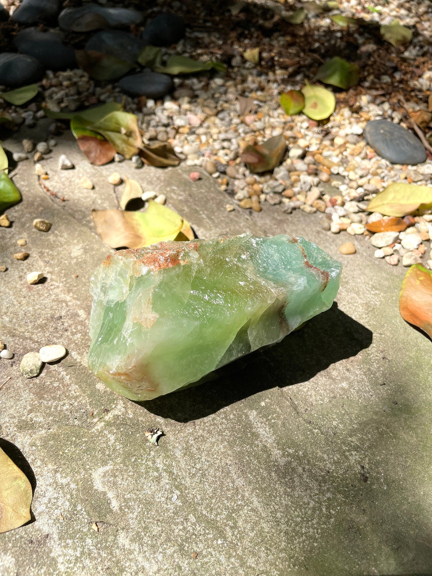 Beautiful Blue/Green Calcite Specimen from Mexico, 468g Mineral Crystal