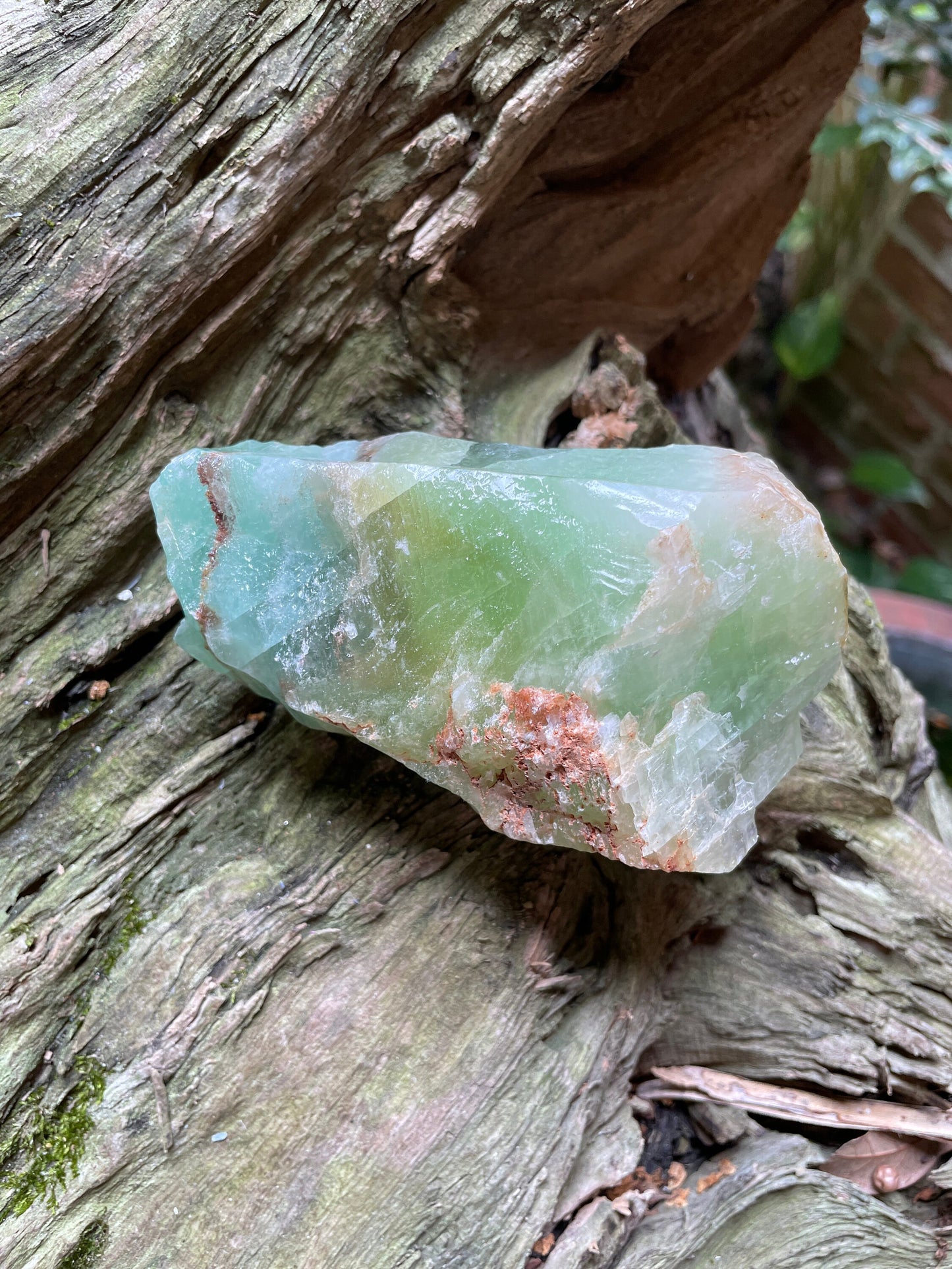 Beautiful Blue/Green Calcite Specimen from Mexico, 468g Mineral Crystal