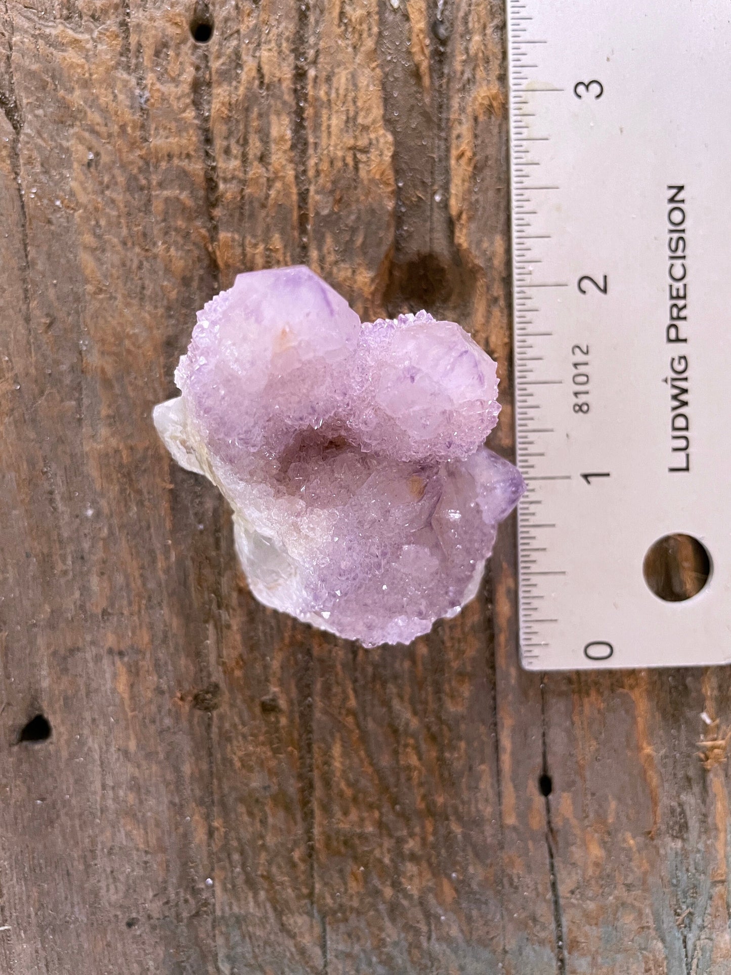 Pale Amethyst Spirit Quartz Cluster 57.6g Specimen From Mpumalanga South Africa
