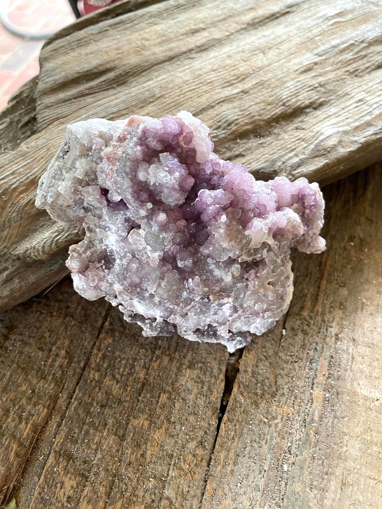 Purple Fluorite With Quartz Epimorphs 213g Second Chance Vein, Tombstone AZ Specimen Mineral Crystal