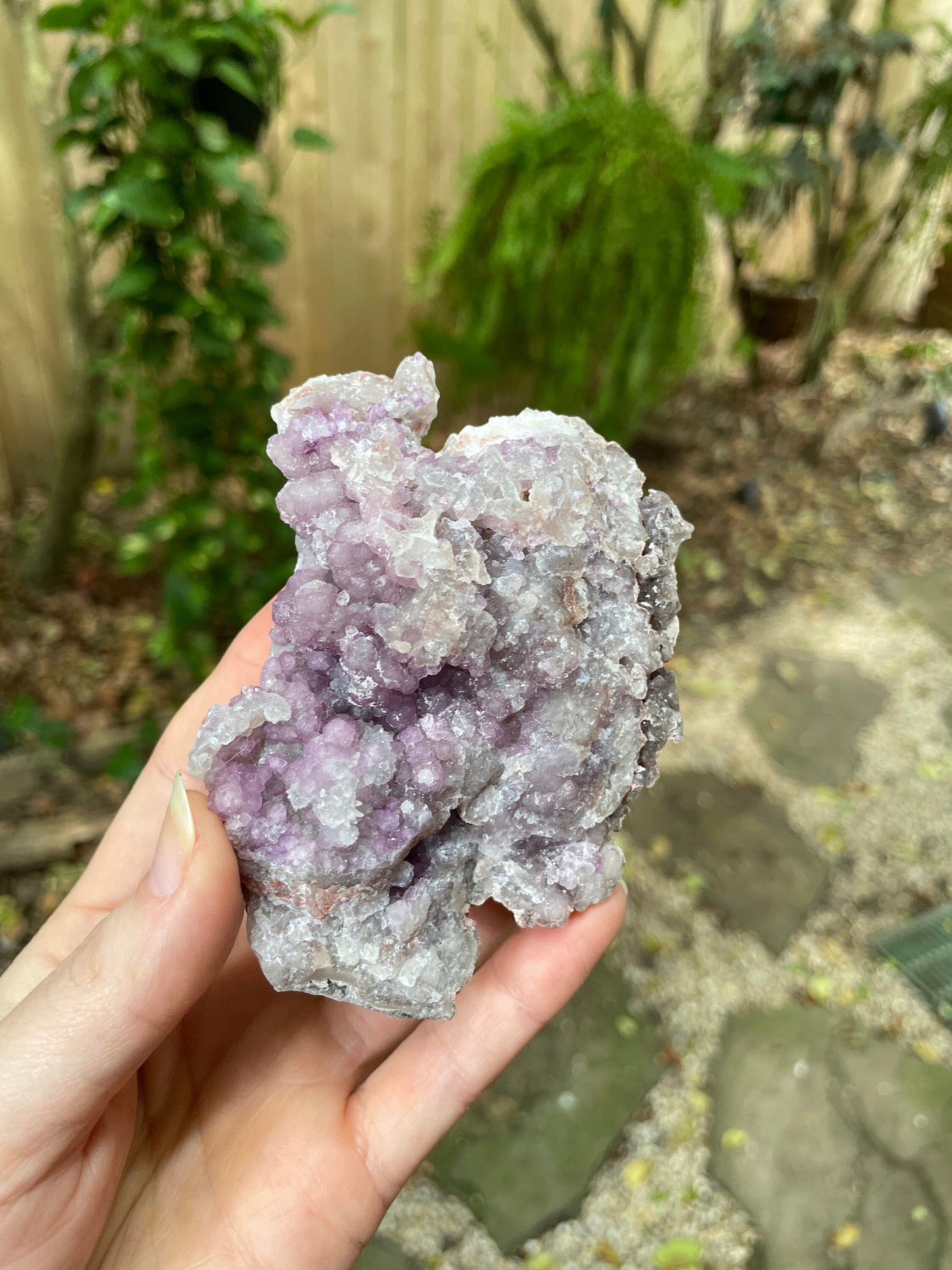 Purple Fluorite With Quartz Epimorphs 213g Second Chance Vein, Tombstone AZ Specimen Mineral Crystal