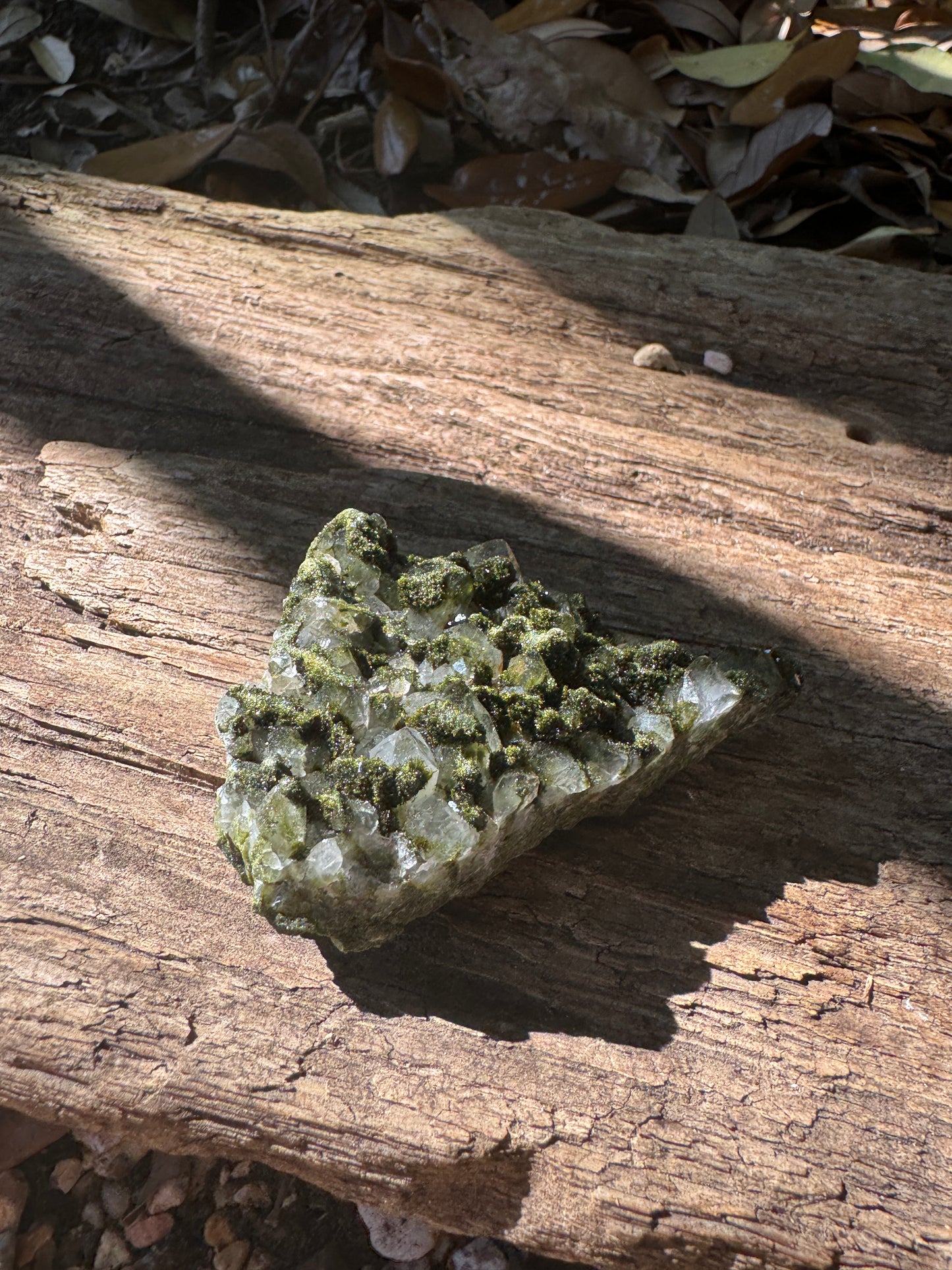 Epidote and Quartz Raw Crystal Specimen 72.4g, From Hakkari, Turkey Mineral Crystal