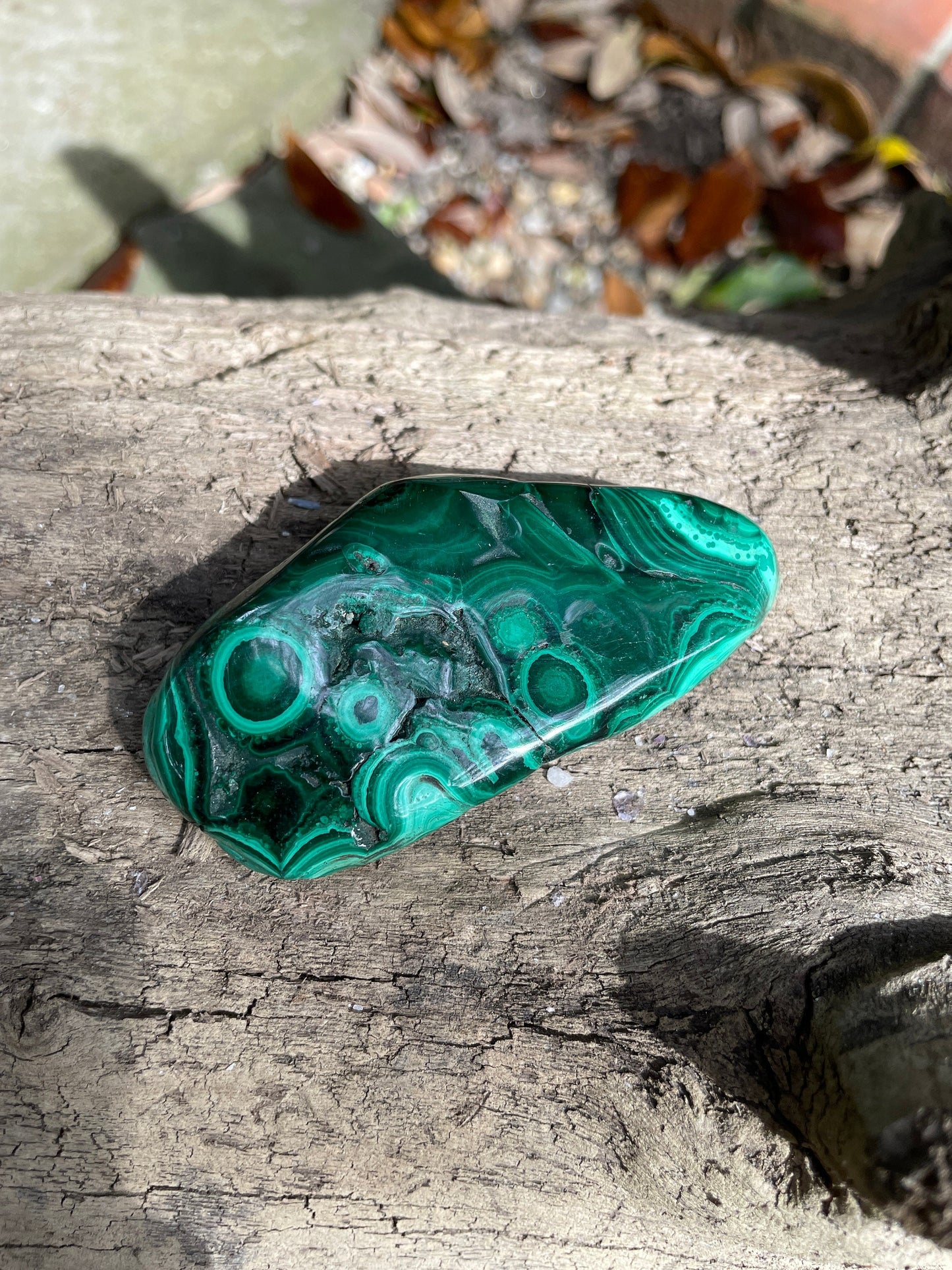 Lovely Polished Malachite Specimen from The Congo 48.7g Mineral Crystal