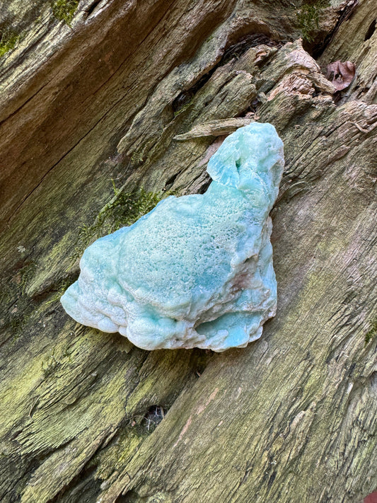 Raw Blue Aragonite Specimen From Afghanistan 234gg Crystal Mineral