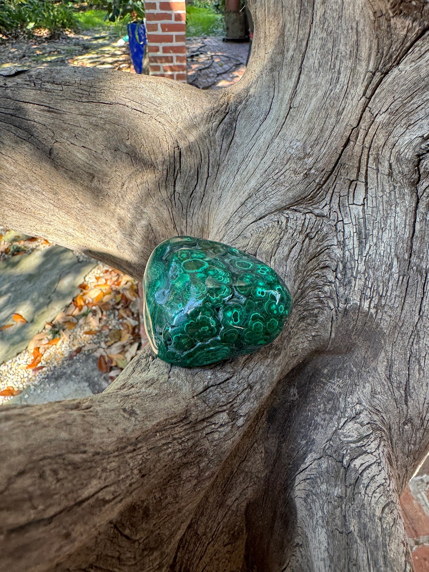 Lovely Polished Malachite Specimen from The Congo 142.3g Mineral Crystal