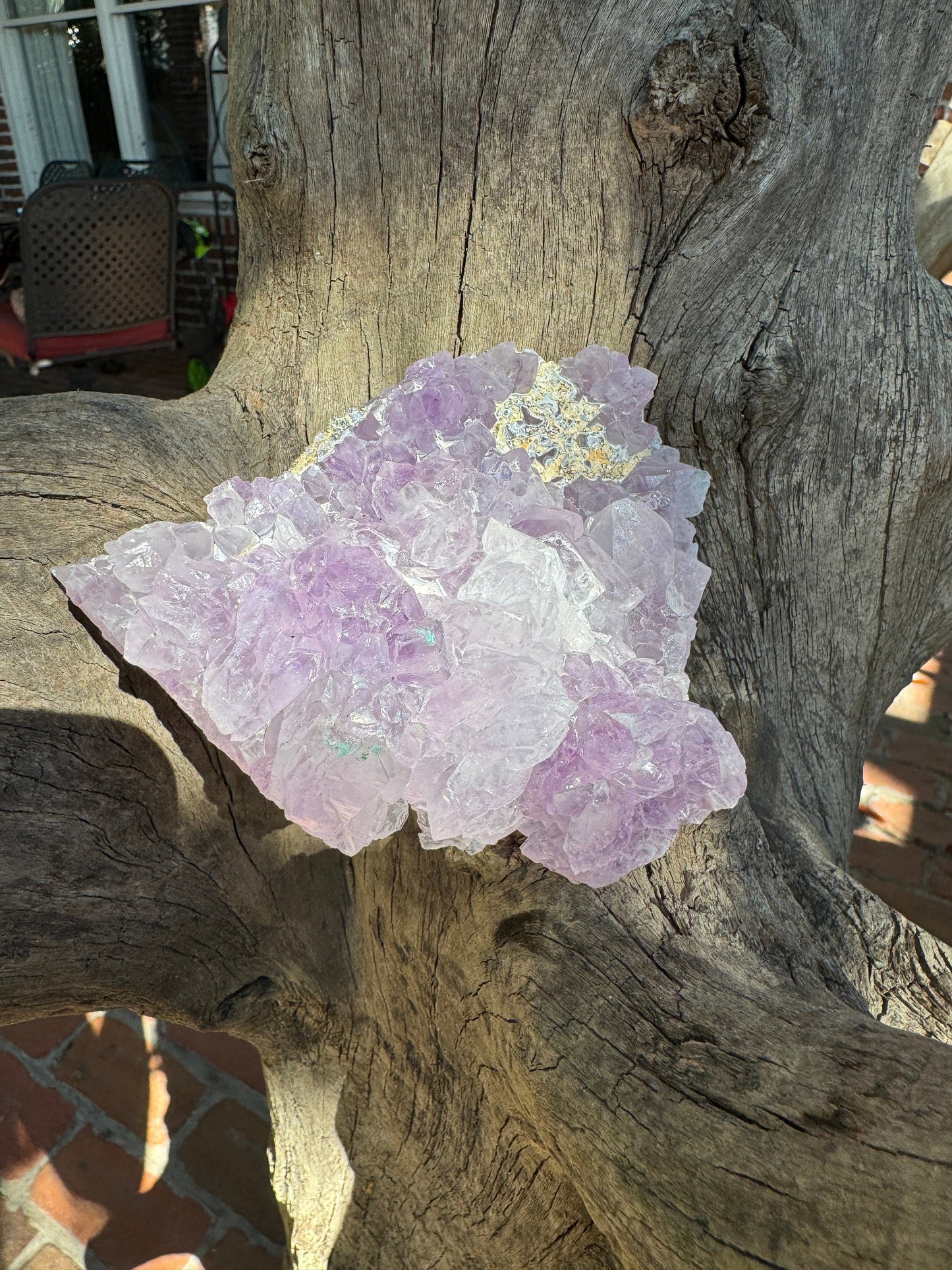 Partial Amethyst Flower 278g Specimen From Rio Grande Do Sol, Brazil