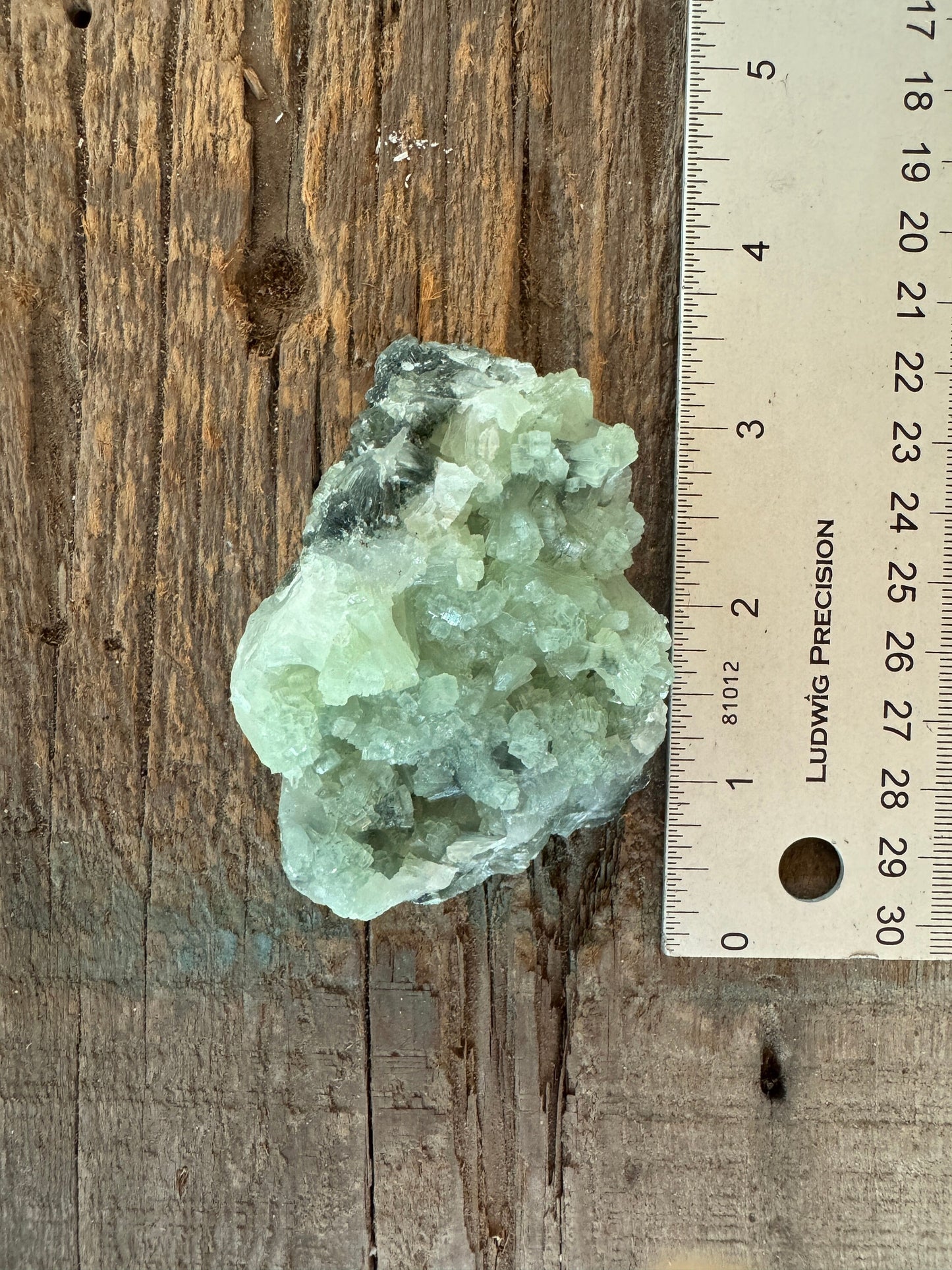 Green Prehnite Specimen 146.7g From South Africa Minerals Crystals