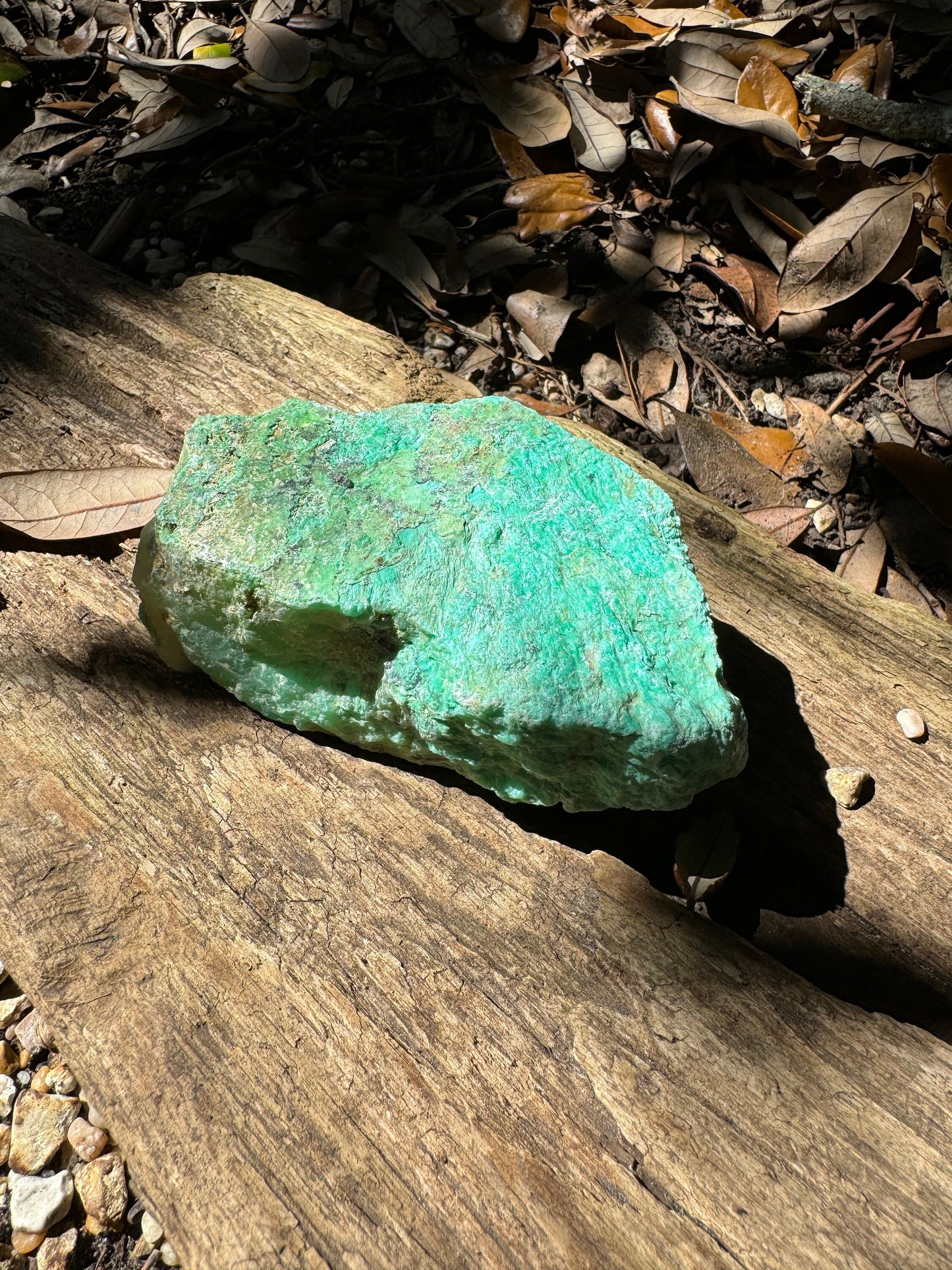 Rough/Raw Blue Green Chrysophrase With Quartz from Brazil New Find 474g 1lb 0.7oz Mineral Crystal Specimen.