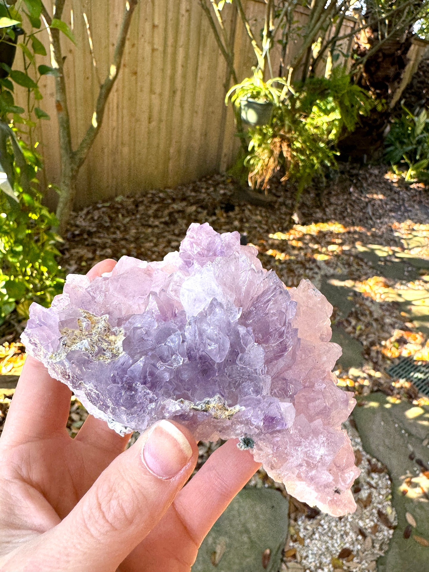 Partial Amethyst Flower 278g Specimen From Rio Grande Do Sol, Brazil