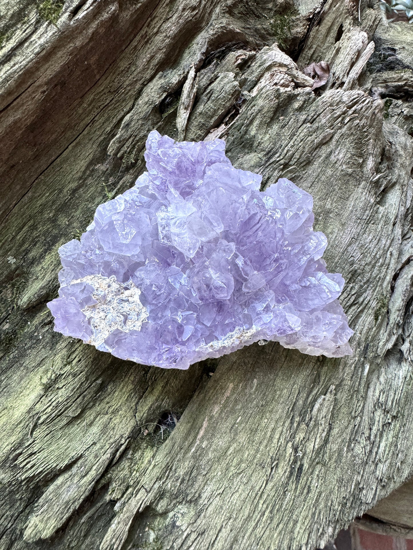 Partial Amethyst Flower 278g Specimen From Rio Grande Do Sol, Brazil