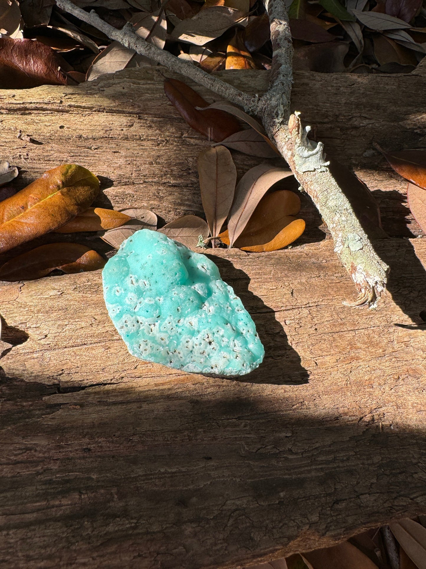 Vivid Blue Smithsonite Specimen 85.8g from Yanga Koubenza Quarries M'fouati District Republic of Congo Mineral Crystal