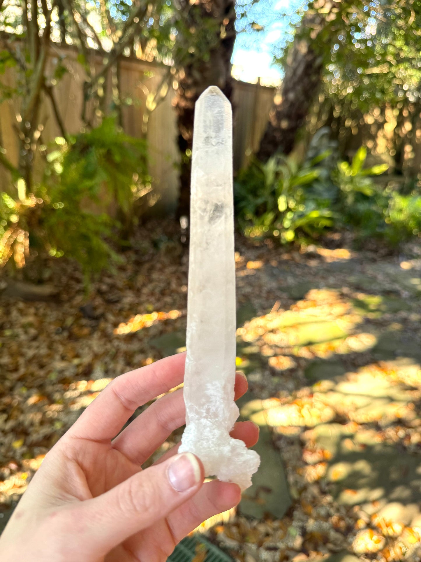 Diamantina Laser Quartz Point 130.6g Specimen From Minas Gerais Brazil, Mineral Crystal