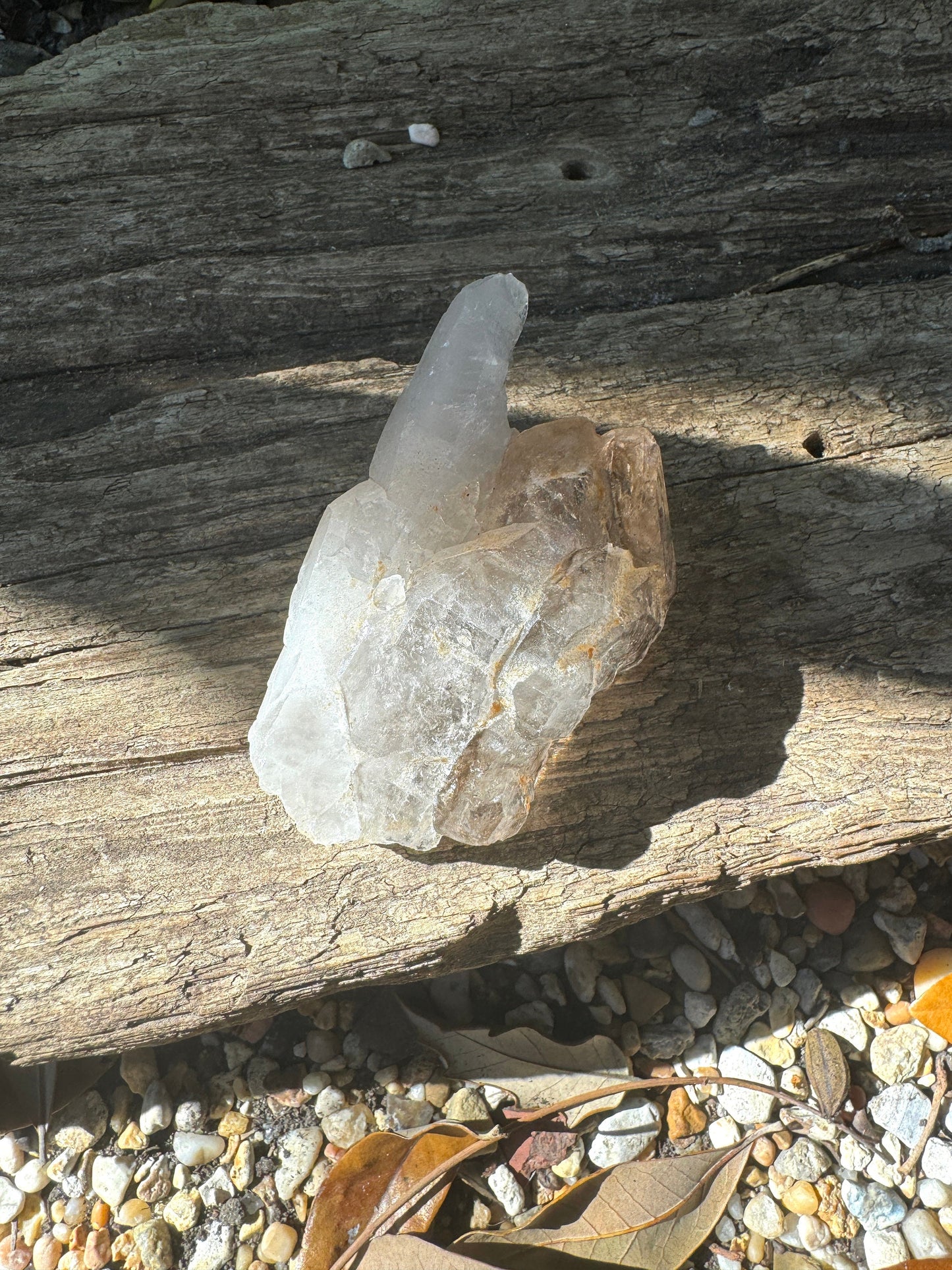 Smokey Elesital Quartz Specimen from Minas Gerais Brazil, 106.8g Mineral Crystal