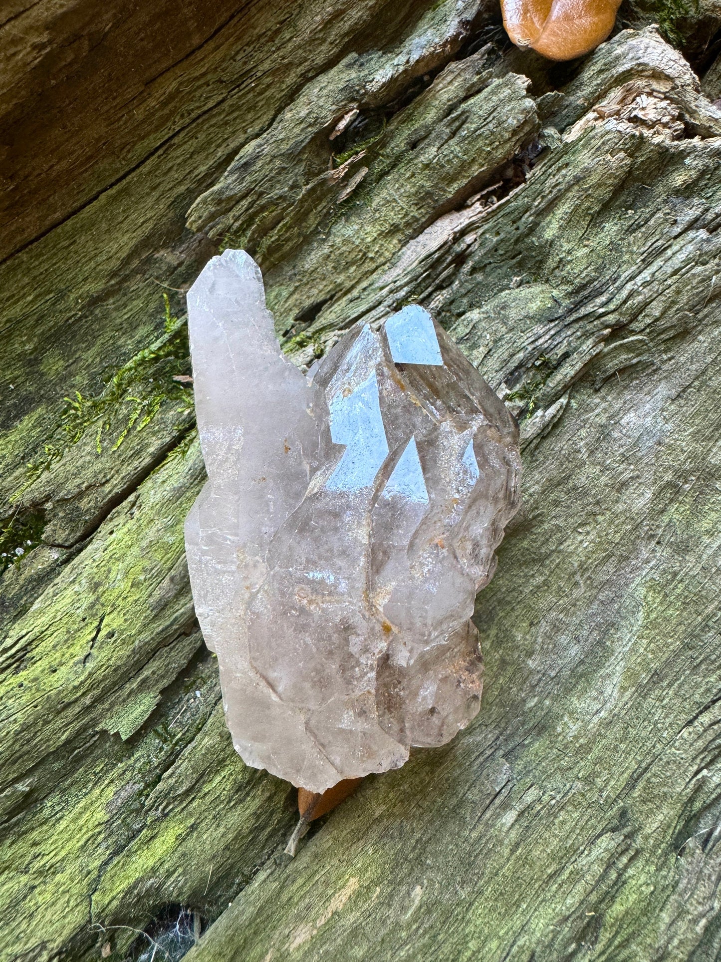 Smokey Elesital Quartz Specimen from Minas Gerais Brazil, 106.8g Mineral Crystal