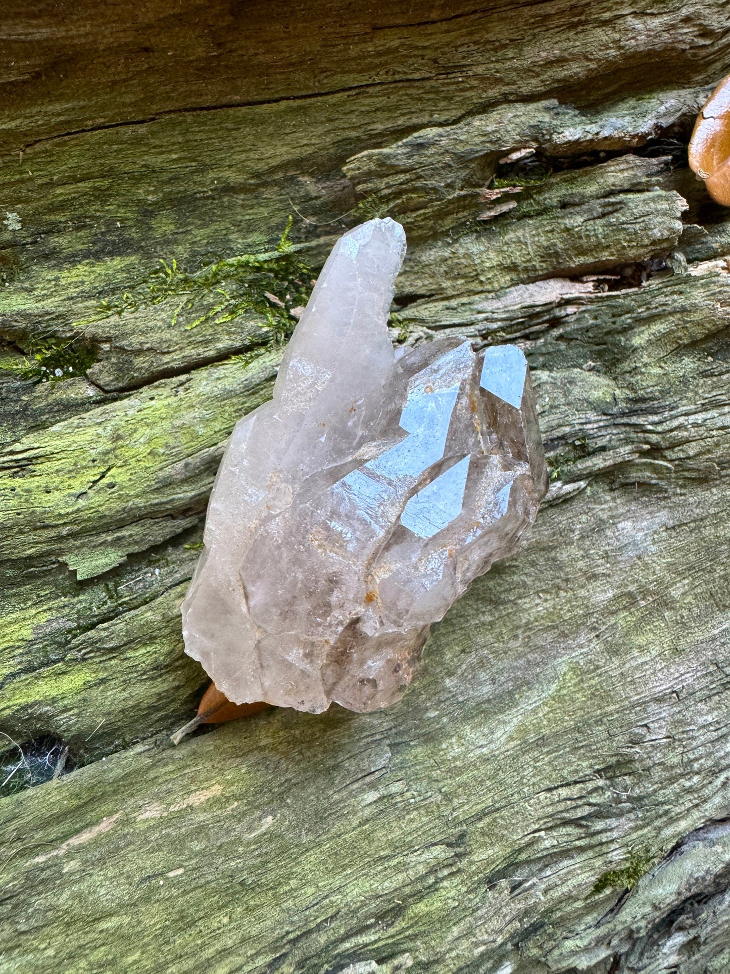 Smokey Elesital Quartz Specimen from Minas Gerais Brazil, 106.8g Mineral Crystal