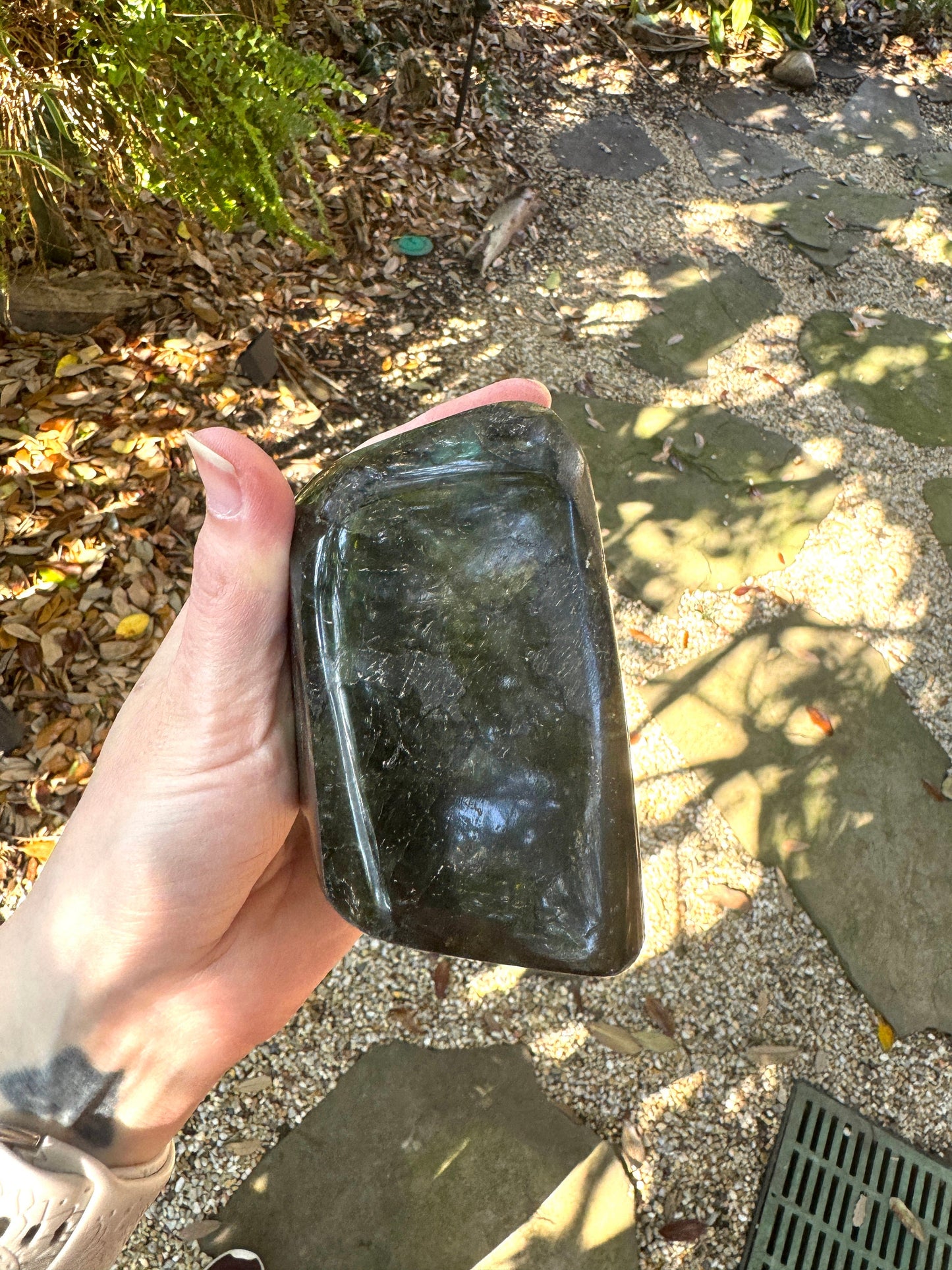 Polished Rainbow Labradorite Free Form 702g 1lb 6.8oz From Madagascar Mineral Crystal