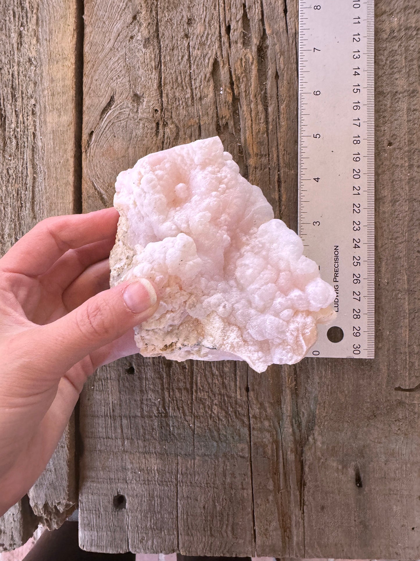 Rare Beautiful Botryoidal Natural Pink Opal from Ica, Peru Specimen 476g Mineral Crystal