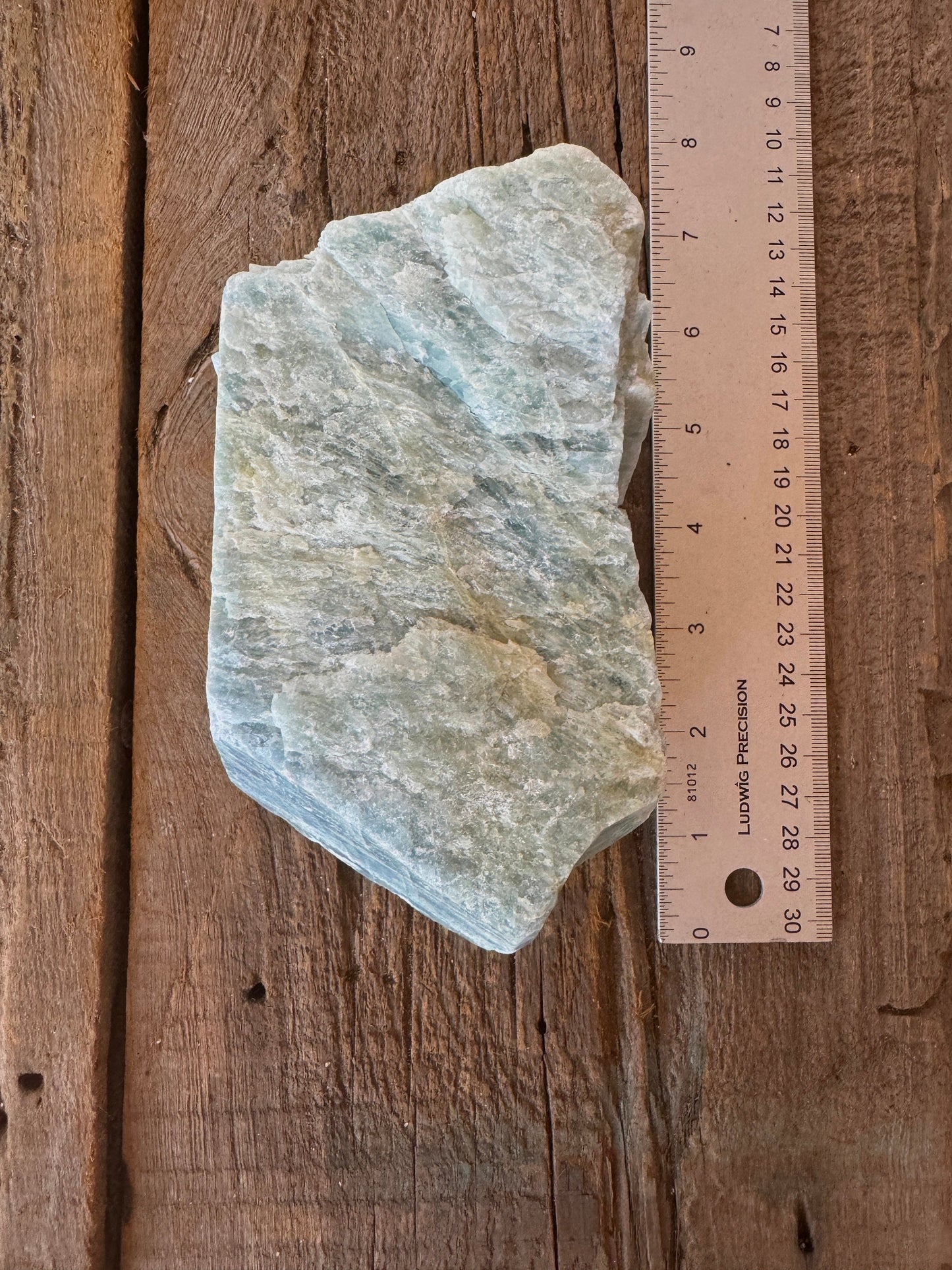 Aquamarine/Beryl Crystal from Minas Gerais Brazil 1300g 2lbs 13.9oz Specimen Mineral Crystal