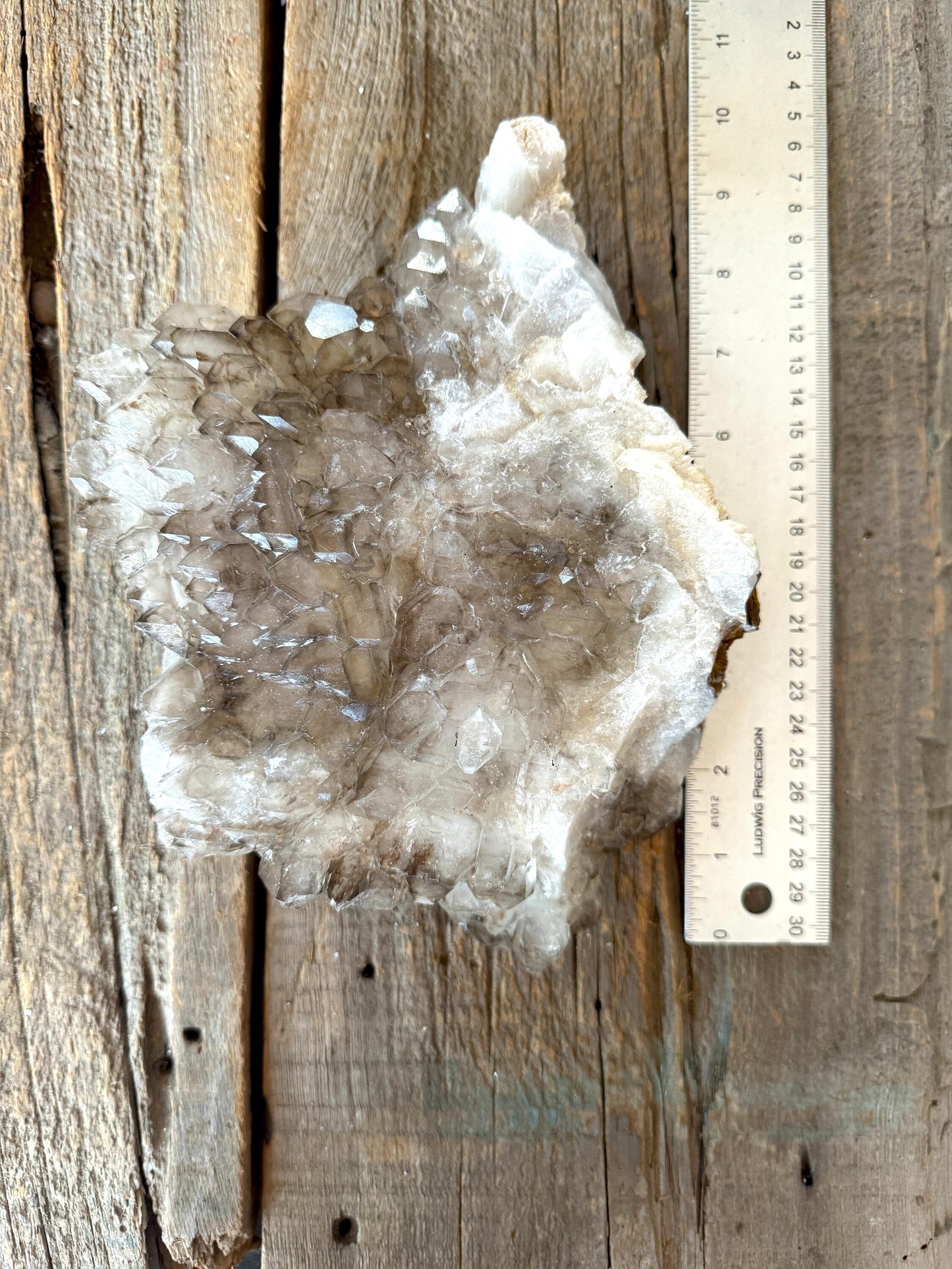 Elesital Smokey Quartz Specimen from Brazil, 2340g 5lbs 2.6oz Mineral Crystal