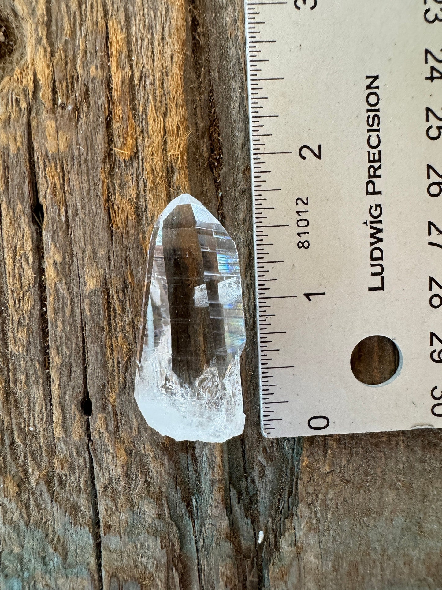 Stunning Columbian Lemurian Optical Quartz Point 31.4g Specimen